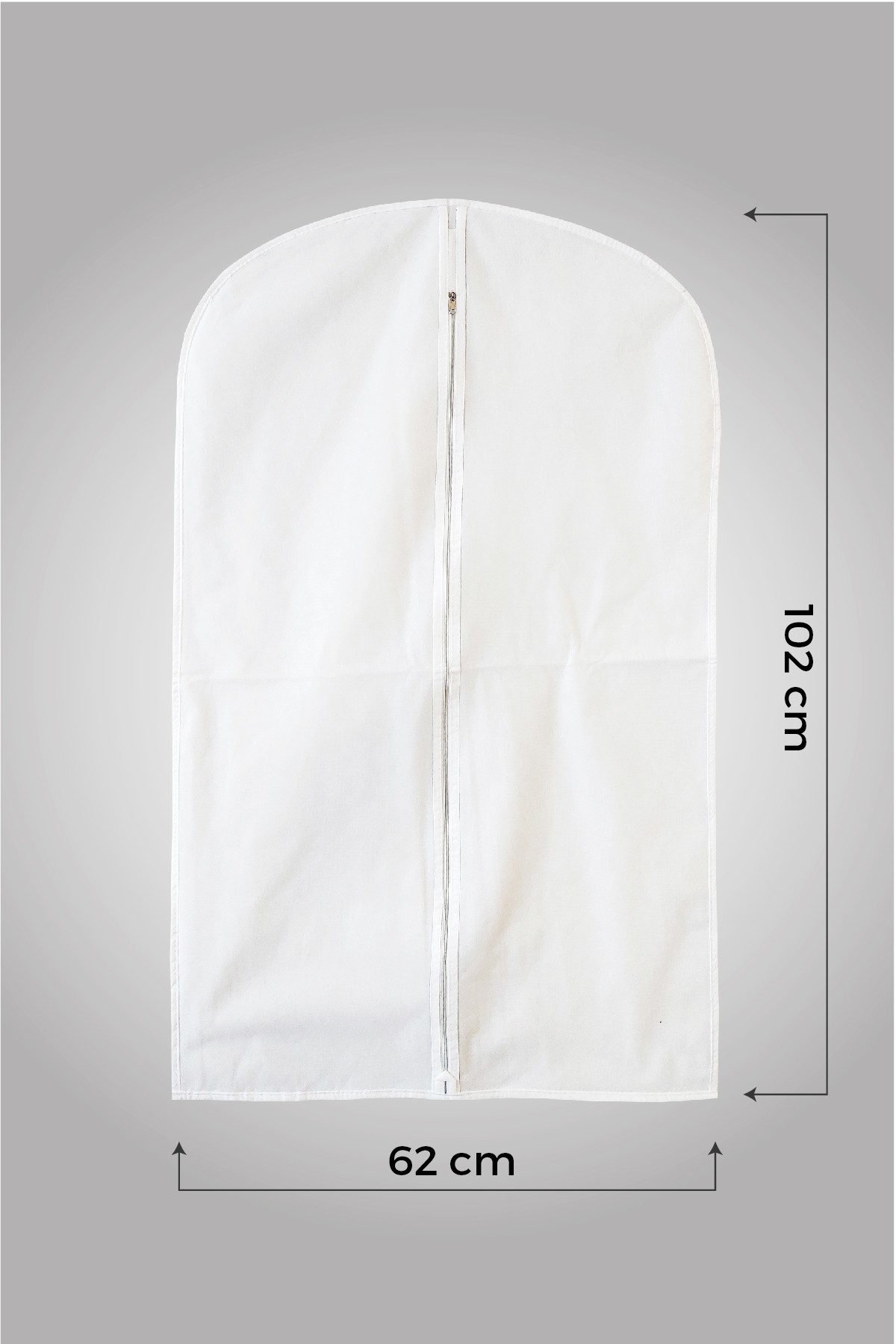 Beyaz Gamboç Ceket - Kaban - Takım Elbise Kılıfı 62 x 102cm. 5 Adet