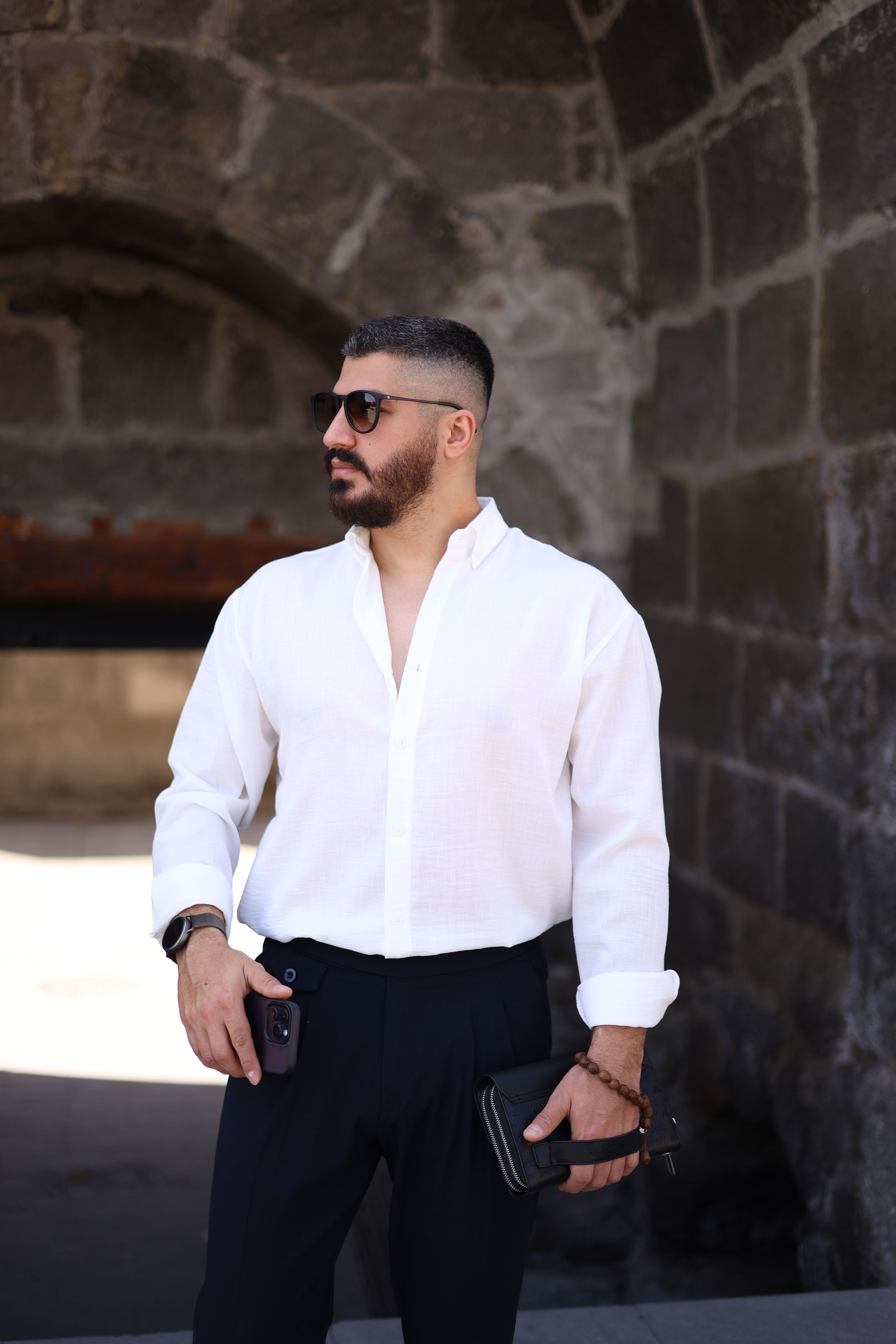 Muslim Kumaş Yazlık Gömlek 