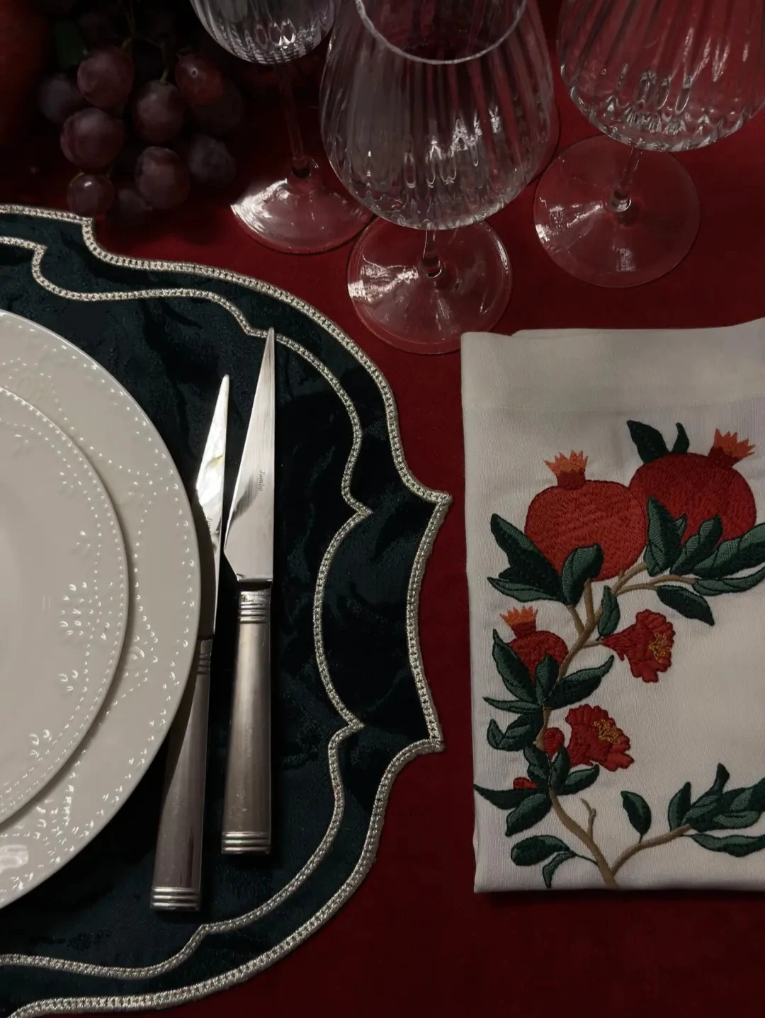 Narlı Peçete Takımı 2' Li 