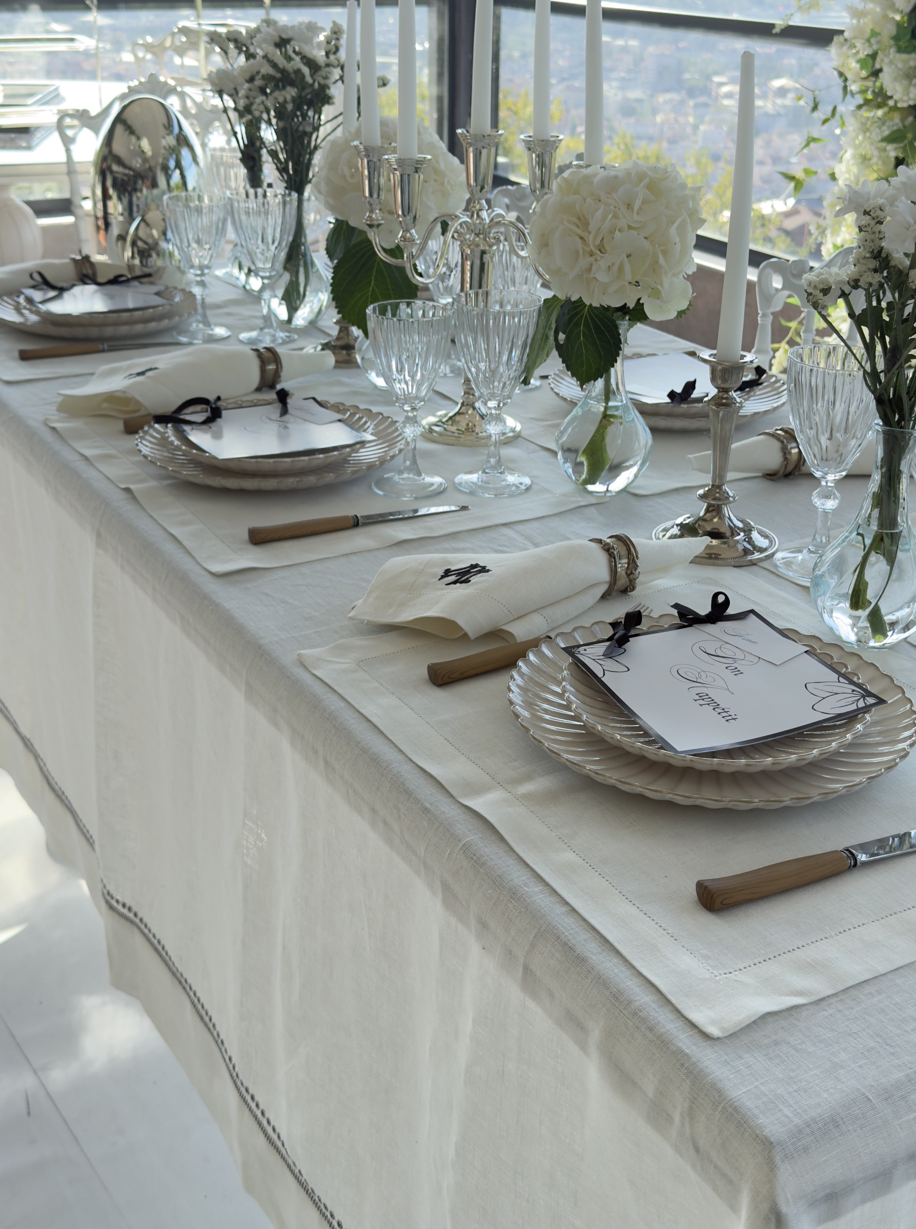 Harfli Peçete Monogram Set