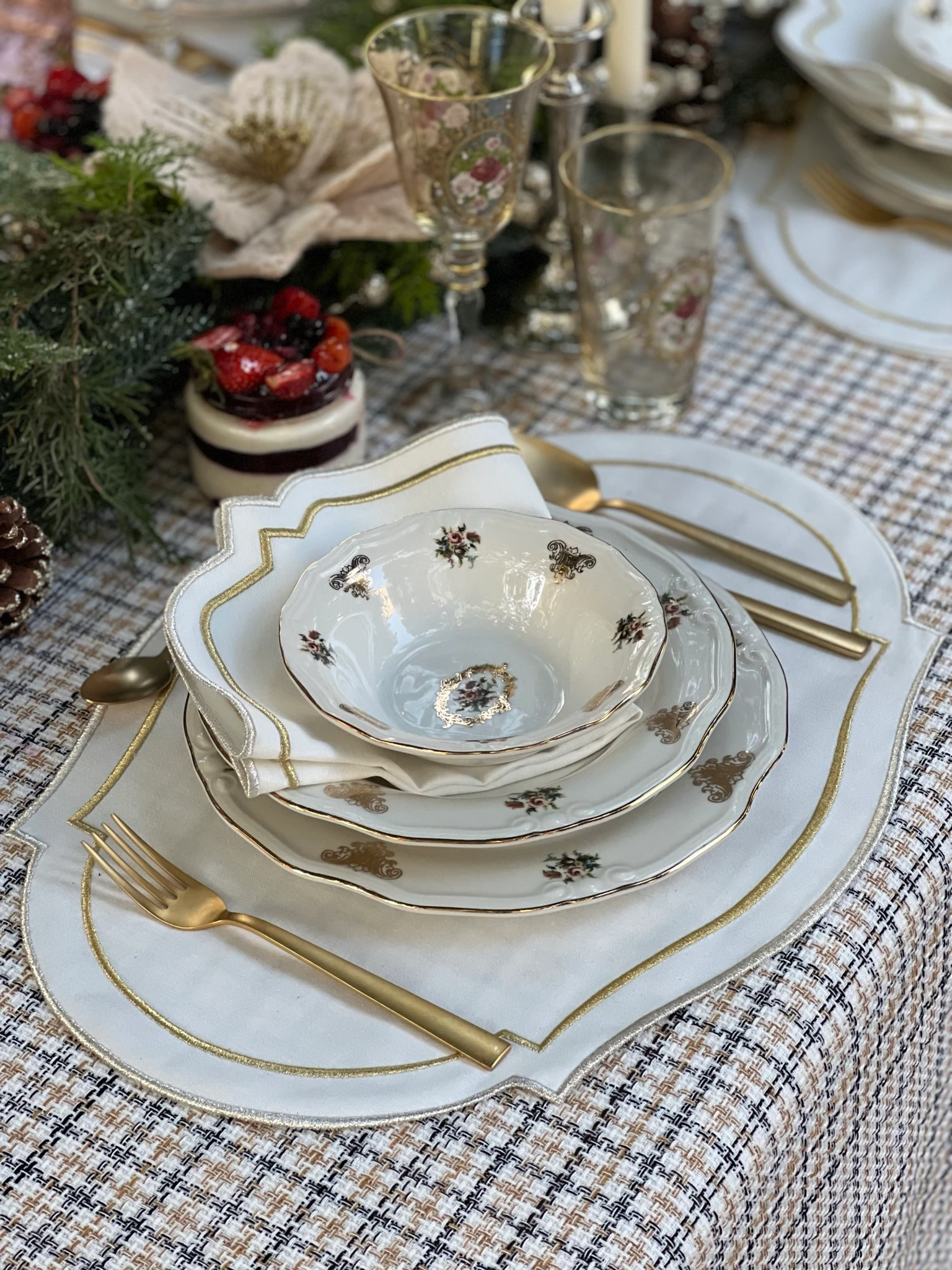 Breeze Model Amerikan Servisi 2'li Set