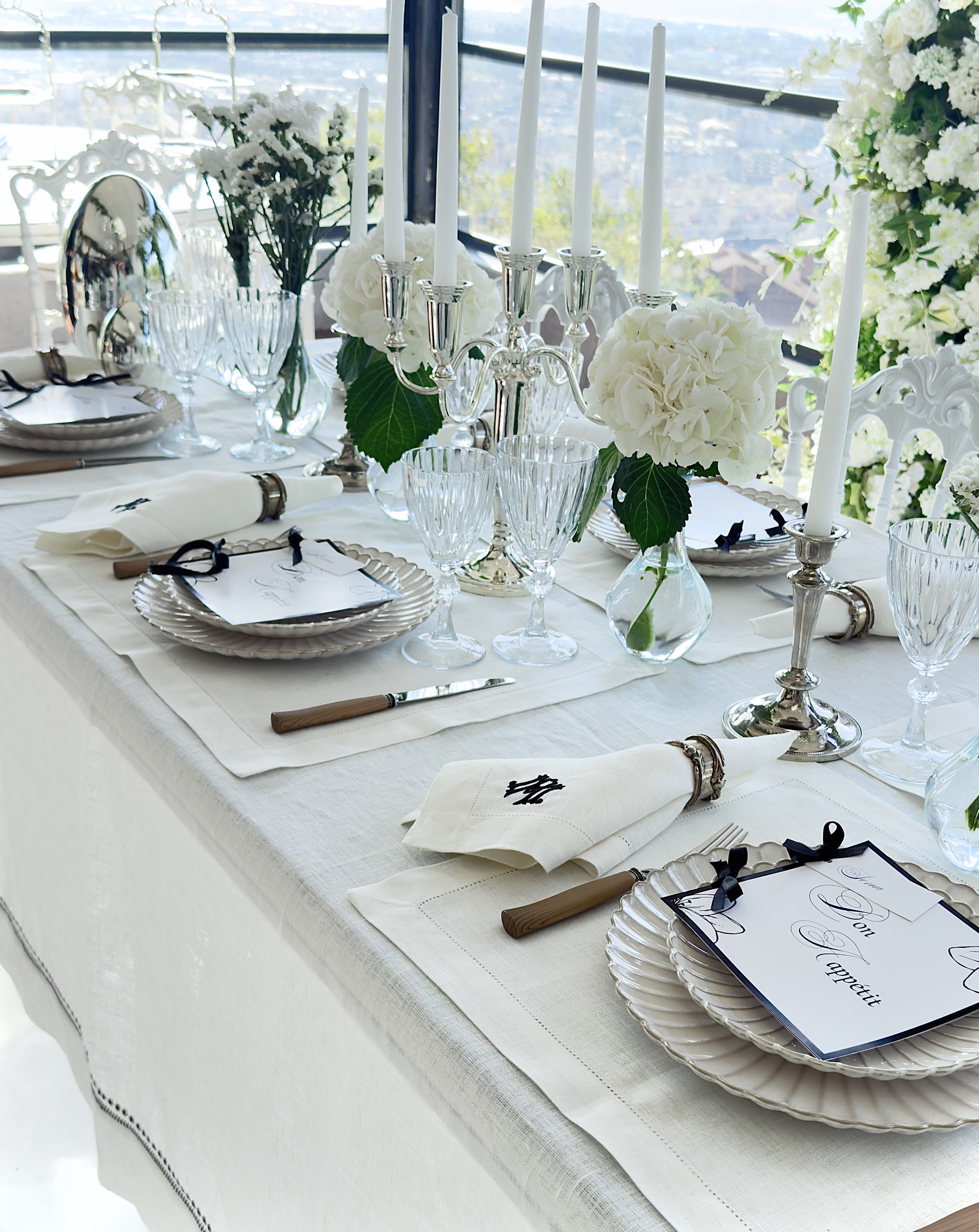 Harfli Peçete Monogram Set