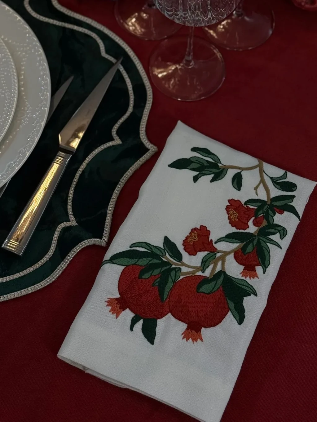 Narlı Peçete Takımı 2' Li 