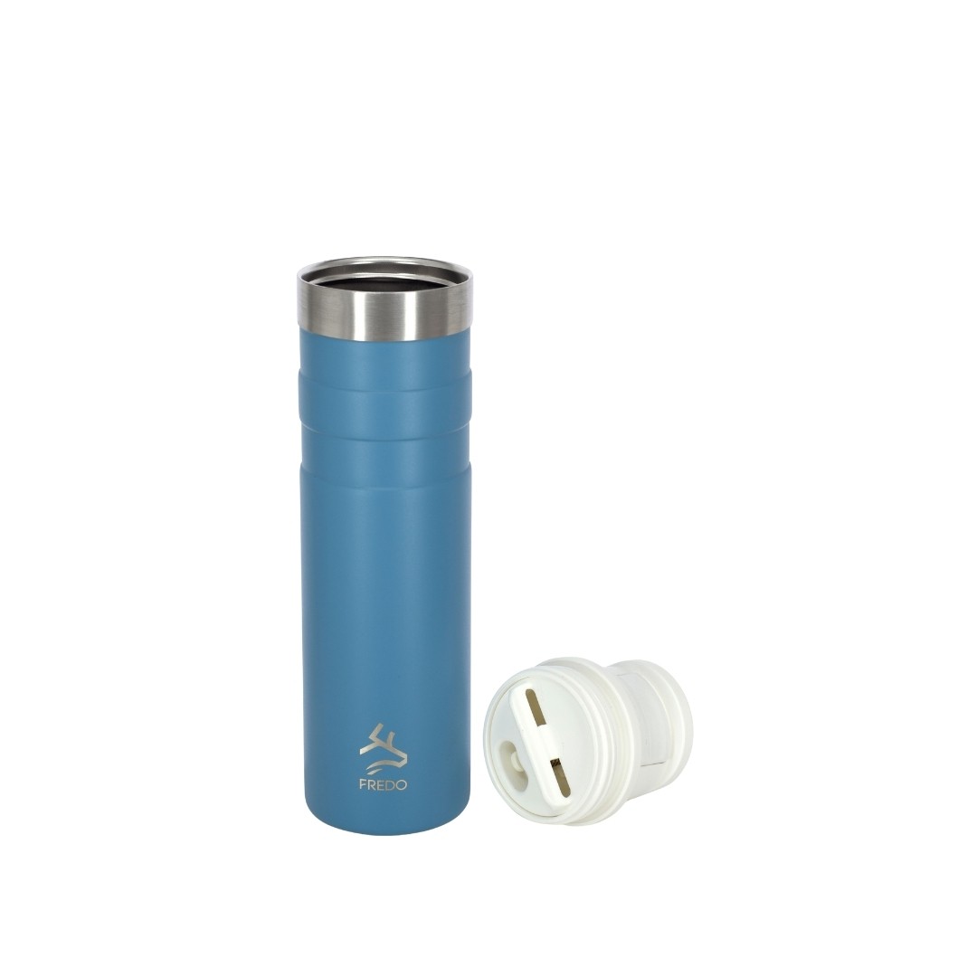 Comfort Therm Paslanmaz Çelik Mavi Termos Bardak, Mug 600ml