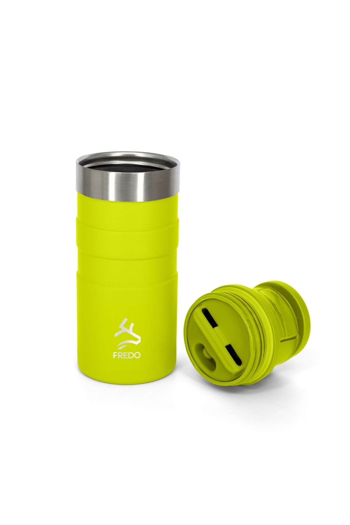 Comfort Therm Paslanmaz Çelik Neon Sarı Termos Bardak, Mug 350ml