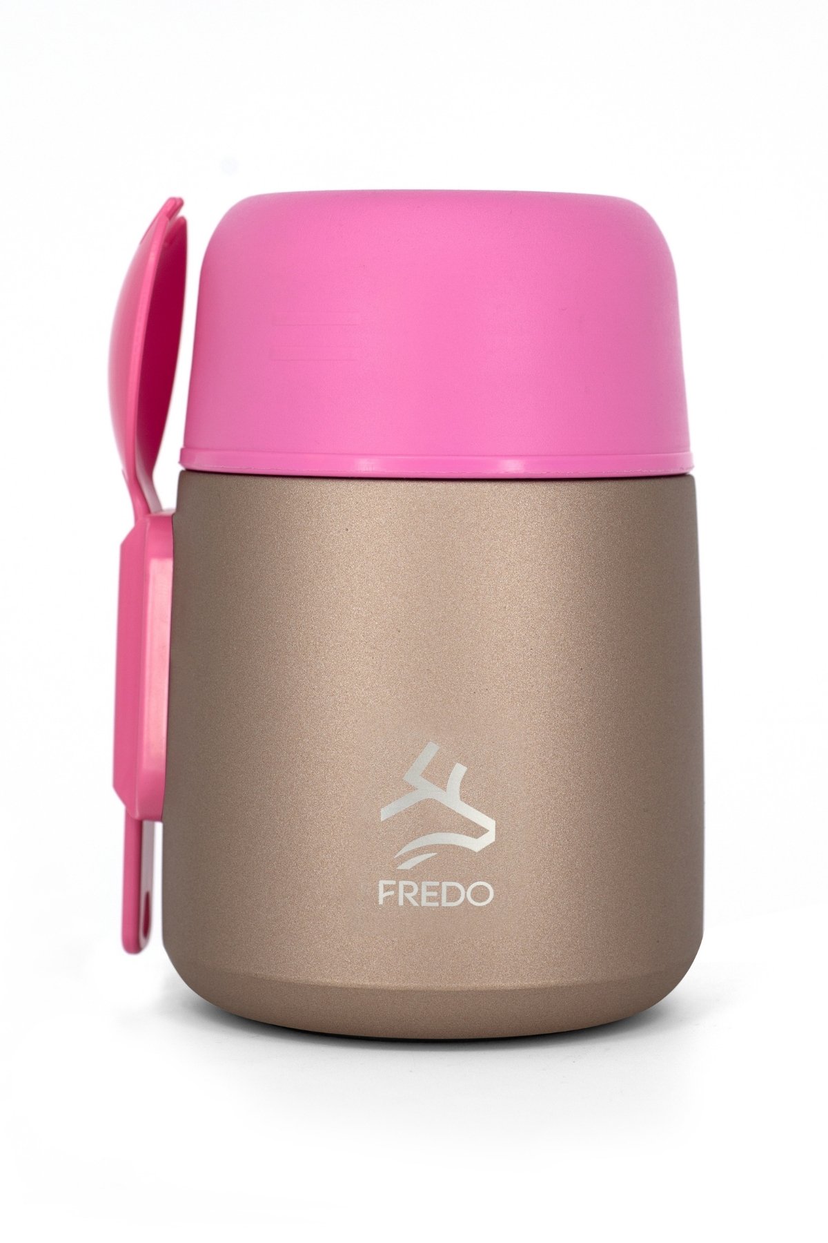 Duo Dine Bebek Rose Gold Mama Kabı & Yemek Saklama Termosu, Mug - 8 Saat Sıcak, 12 Saat Soğuk Tutma 500 ml