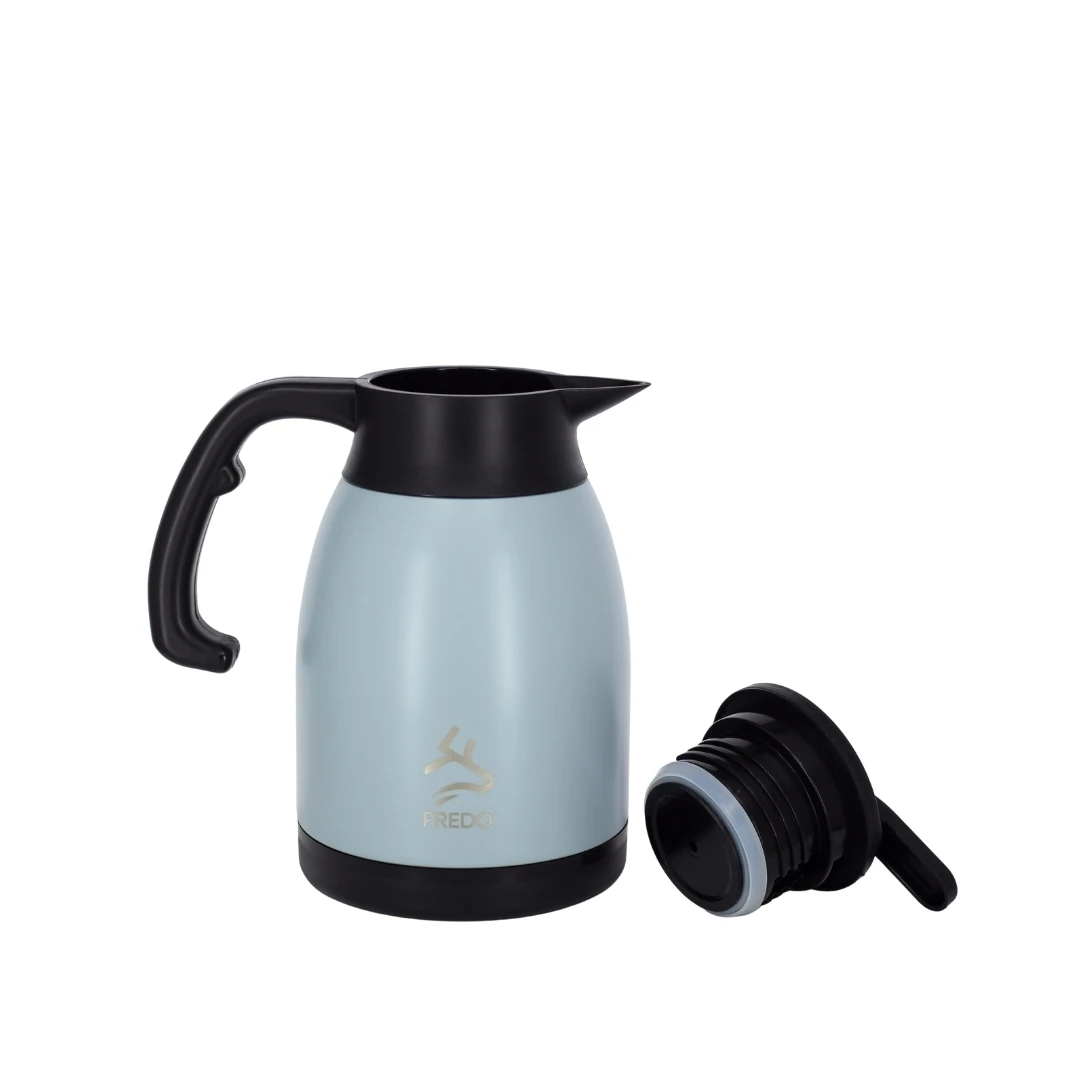 Big Therm 1.5 Lt Paslanmaz Çelik Bebek Mavisi Çay Termosu, 24 Saat Soğuk, 12 Saat Sıcak Tutma