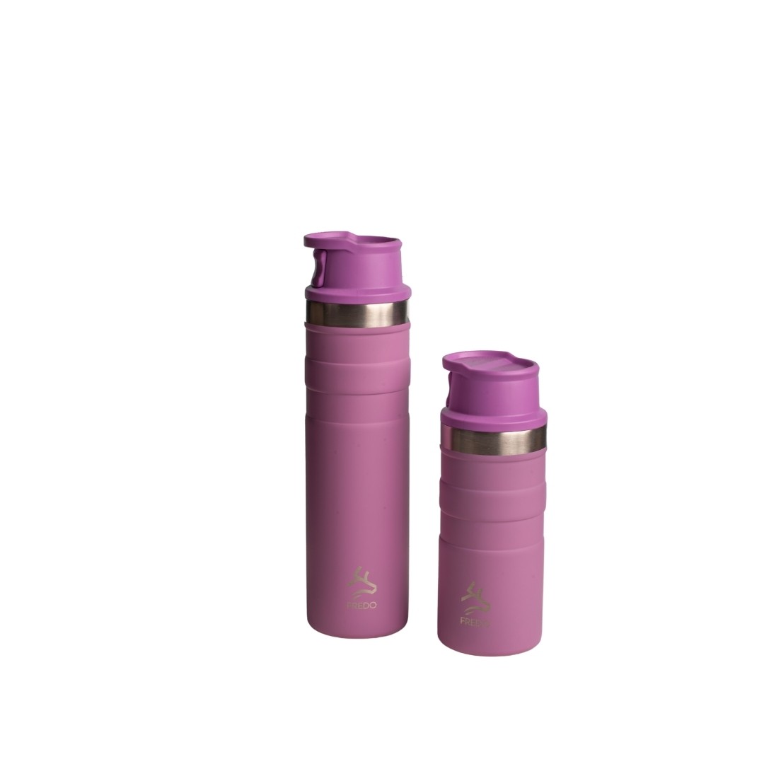 Comfort Therm Paslanmaz Çelik Lila Termos Bardak, Mug 600ml