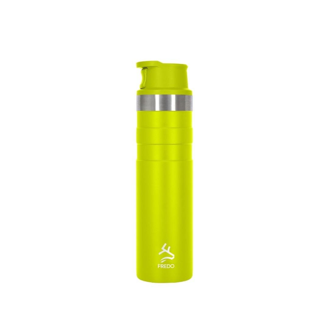 Comfort Therm Paslanmaz Çelik Neon Sarı Termos Bardak, Mug 600ml