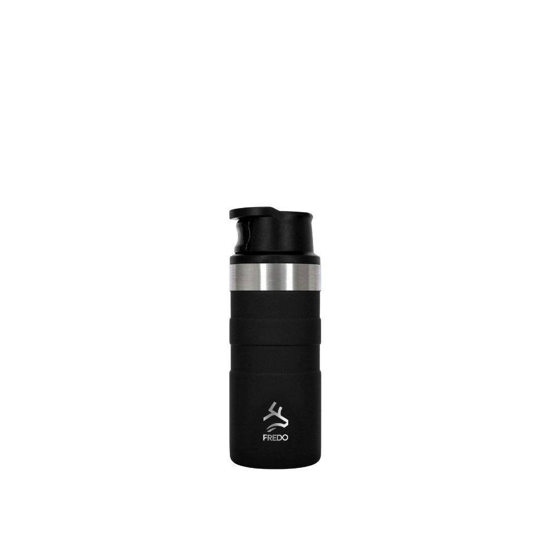 Comfort Therm Paslanmaz Çelik Siyah Termos Bardak, Mug 350ml