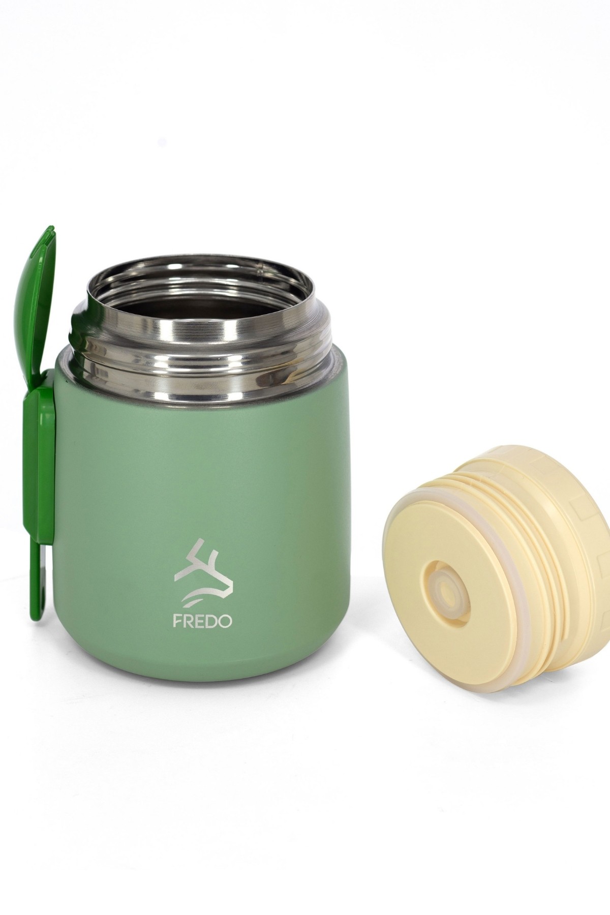 Duo Dine Bebek Mint Yeşil Mama Kabı & Yemek Saklama Termosu, Mug - 8 Saat Sıcak, 12 Saat Soğuk Tutma 500 ml