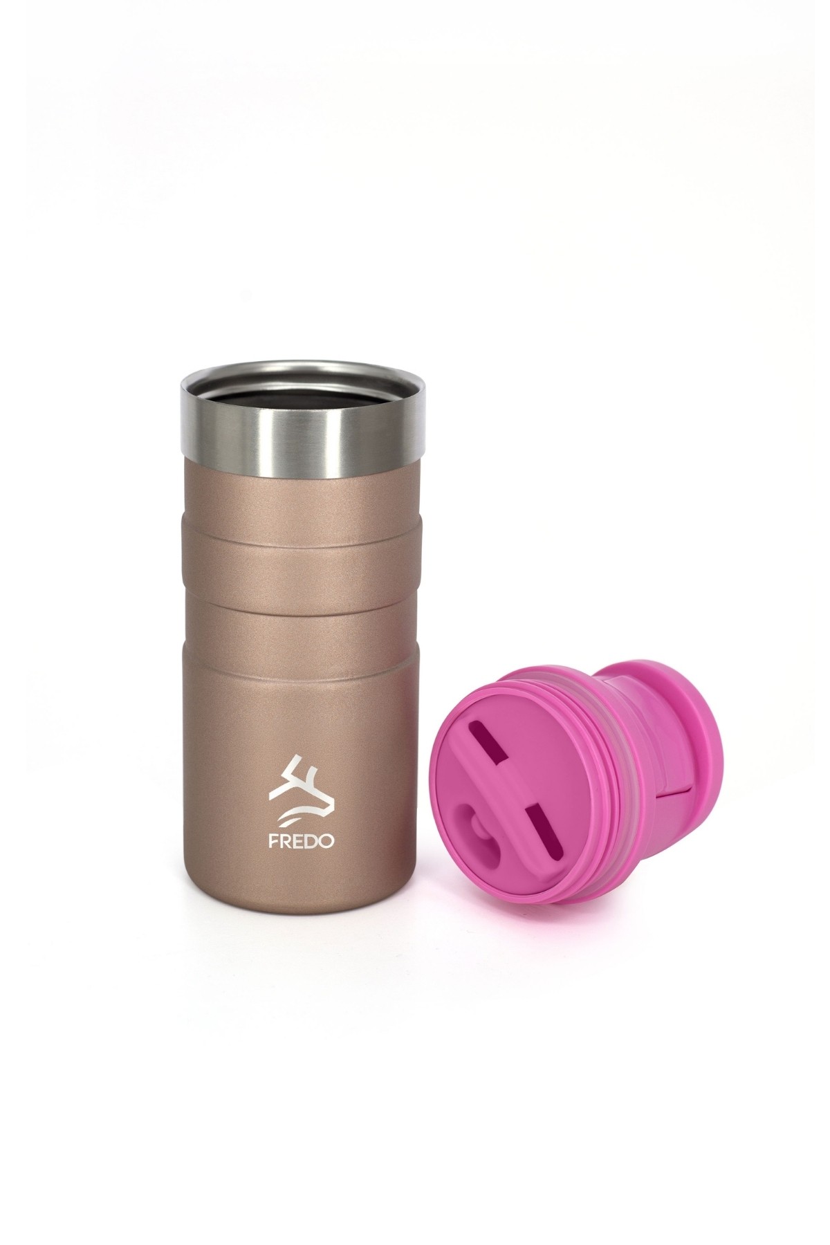 Comfort Therm Paslanmaz Çelik Rose Gold Termos Bardak, Mug 350ml