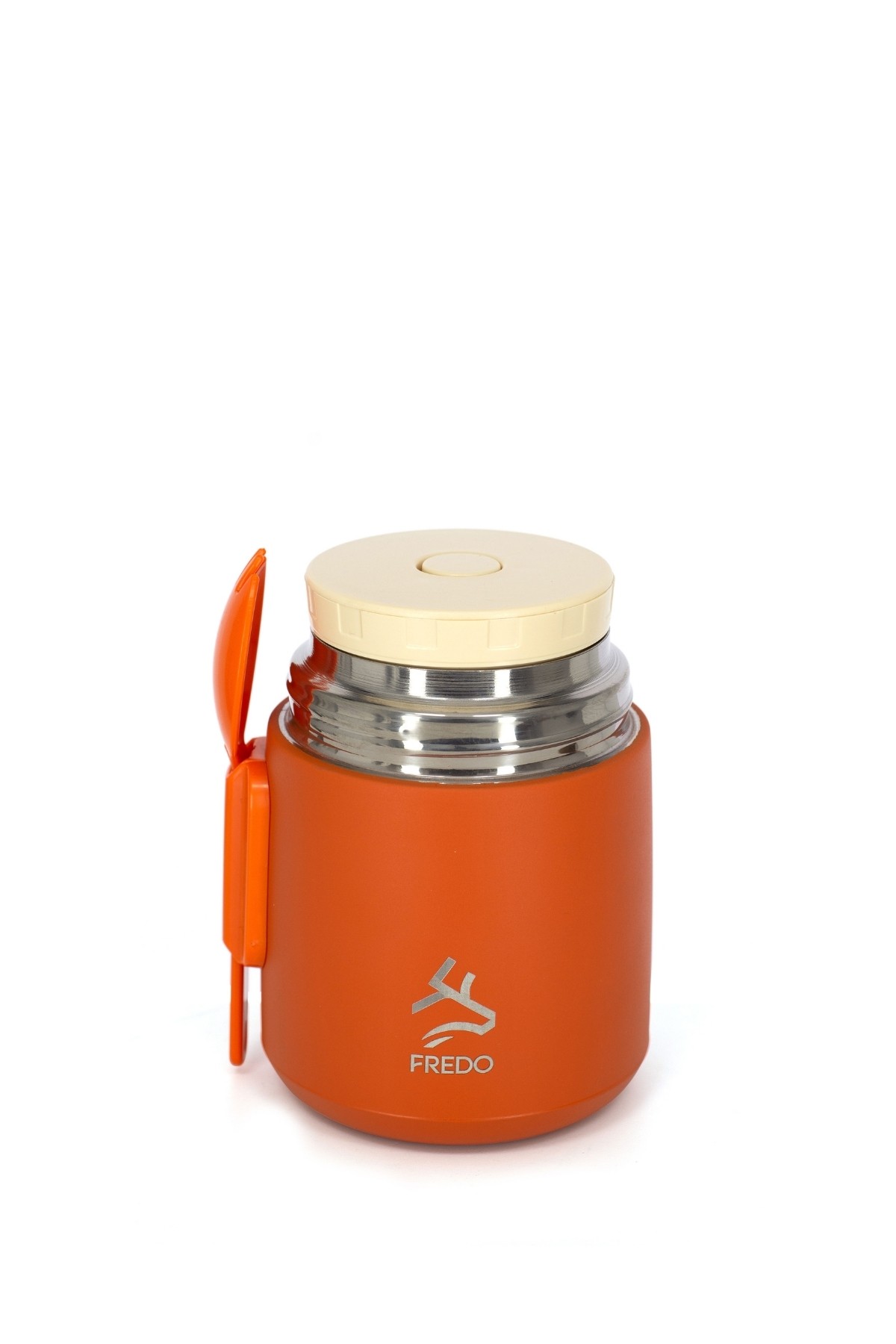 Duo Dine Bebek Turuncu Mama Kabı & Yemek Saklama Termosu, Mug - 8 Saat Sıcak, 12 Saat Soğuk Tutma 500 ml