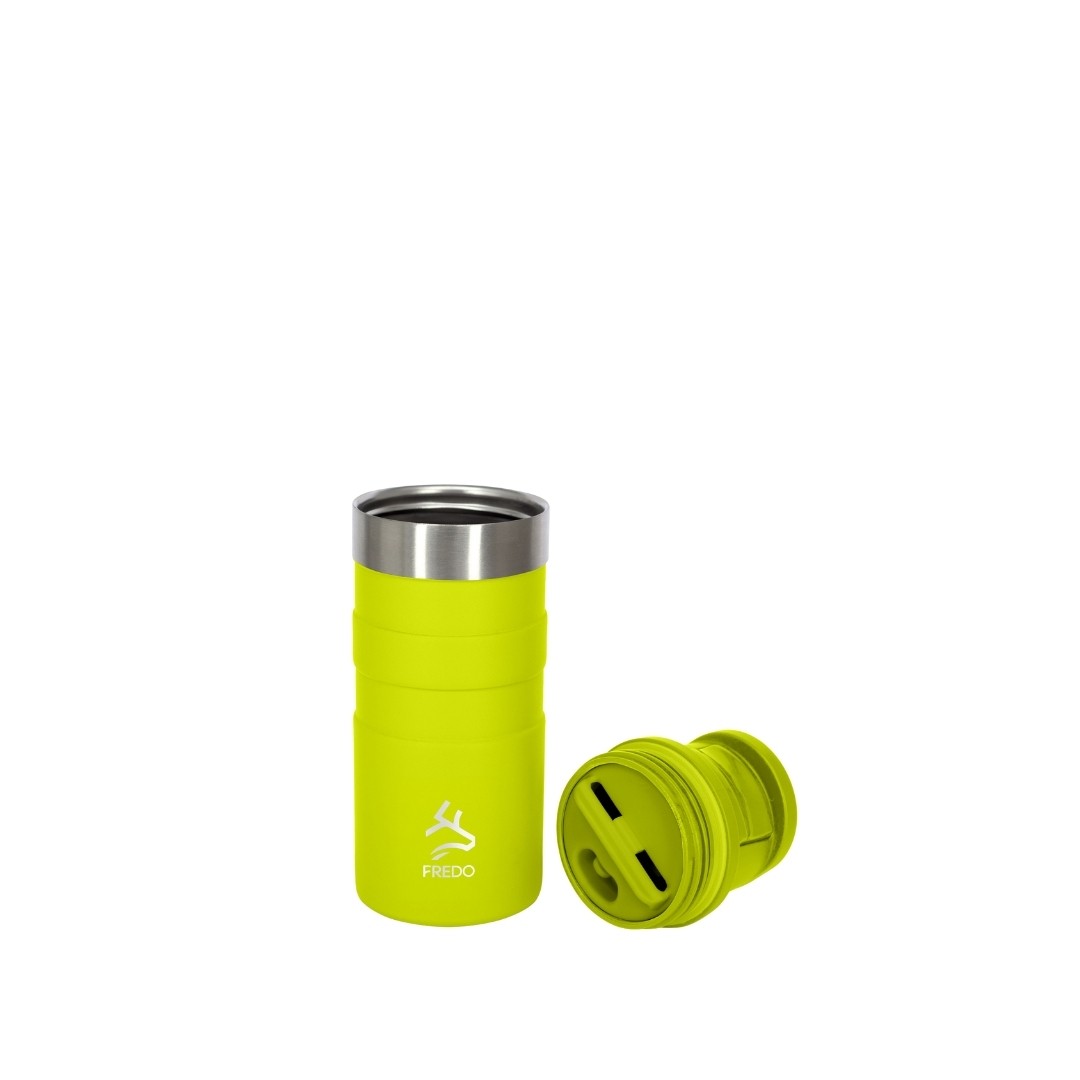 Comfort Therm Paslanmaz Çelik Neon Sarı Termos Bardak, Mug 350ml