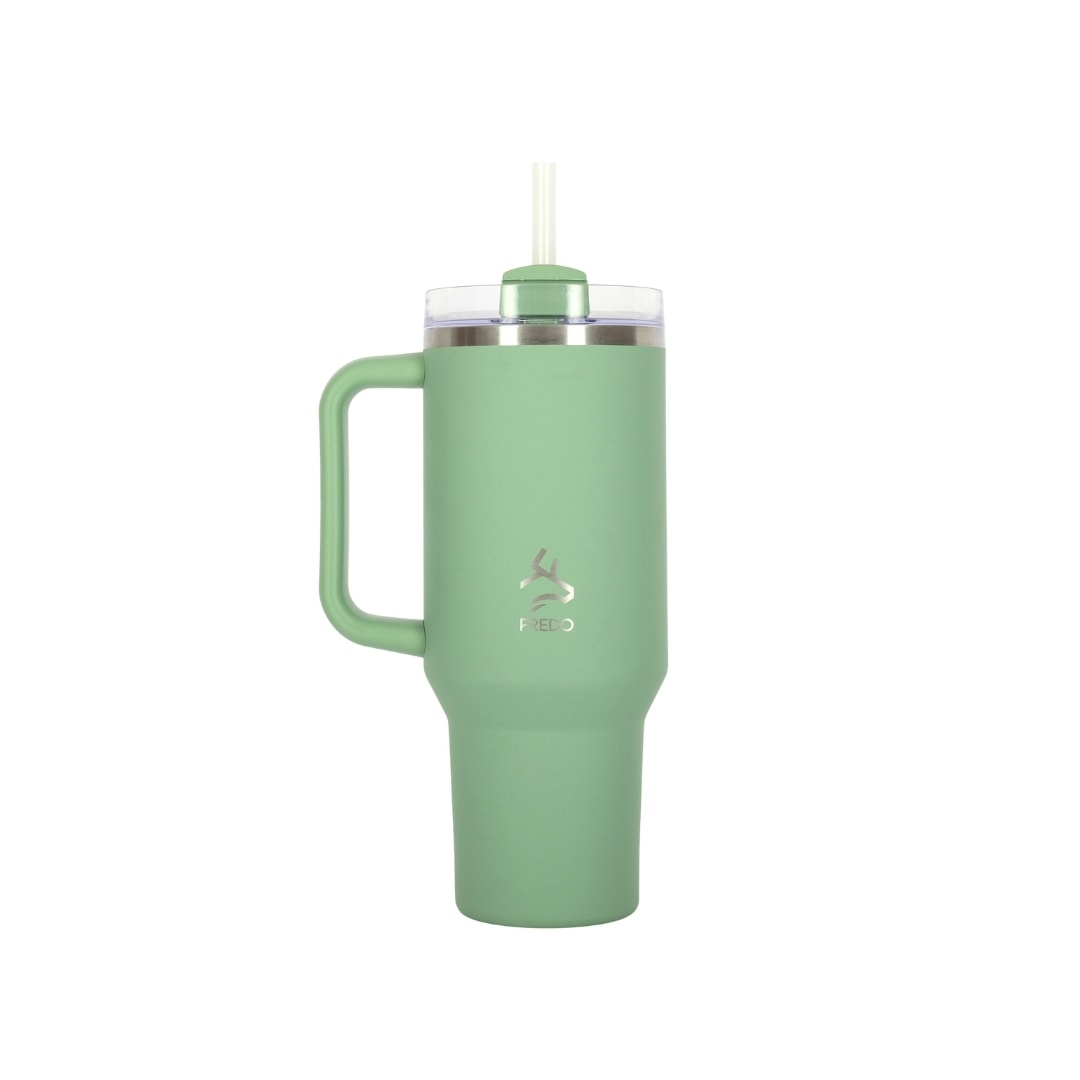 Sip Voyage Mint Yeşil Paslanmaz Çelik Pipetli Termos Bardak 900ml