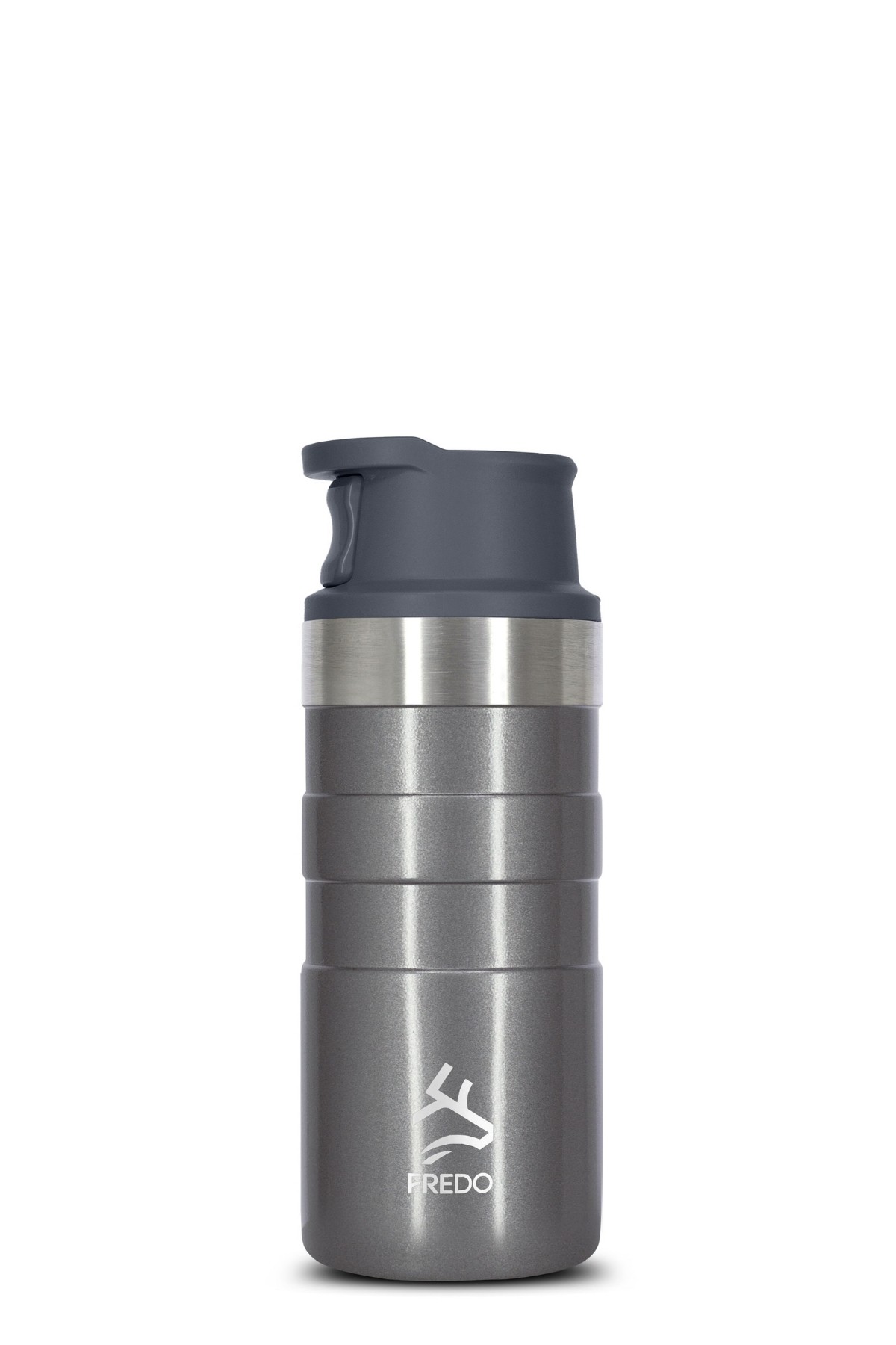 Comfort Therm Paslanmaz Çelik Metalik Gri Termos Bardak, Mug 350ml