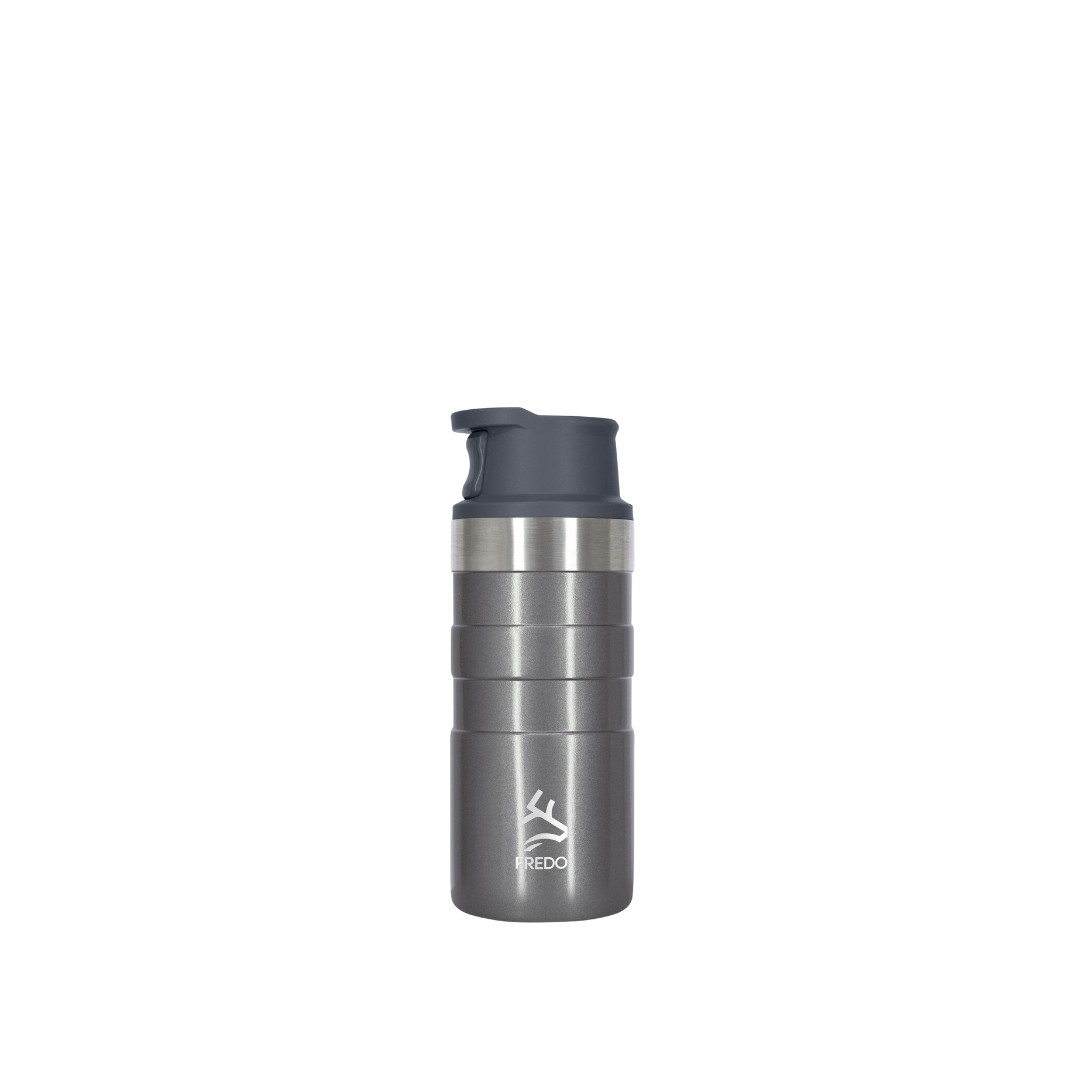Comfort Therm Paslanmaz Çelik Metalik Gri Termos Bardak, Mug 350ml