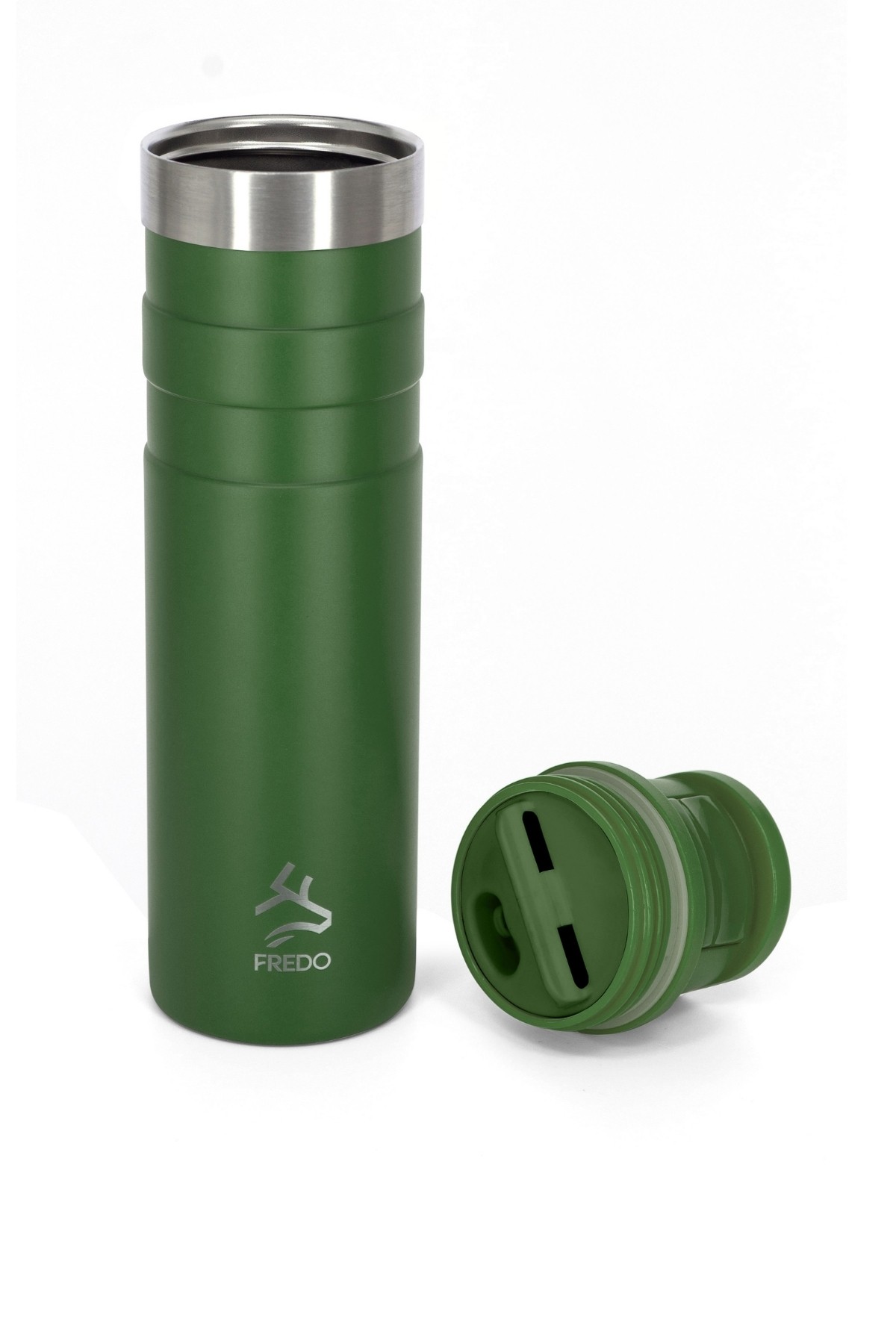 Comfort Therm Paslanmaz Çelik Yeşil Termos Bardak, Mug 600ml