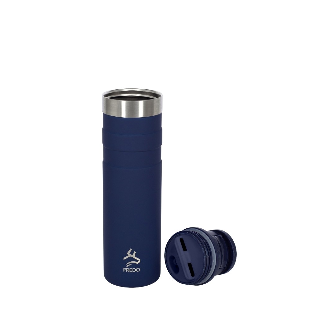 Comfort Therm Paslanmaz Çelik Lacivert Termos Bardak, Mug 600ml