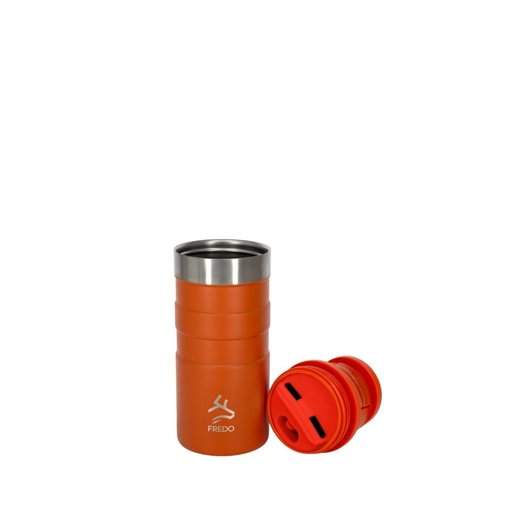 Comfort Therm Paslanmaz Çelik Turuncu Termos Bardak, Mug 350ml