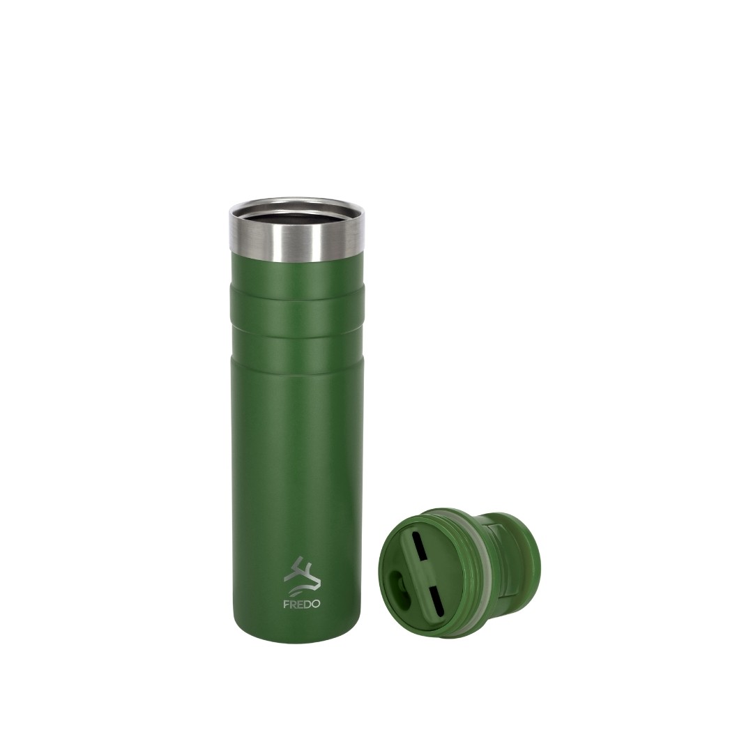 Comfort Therm Paslanmaz Çelik Yeşil Termos Bardak, Mug 600ml