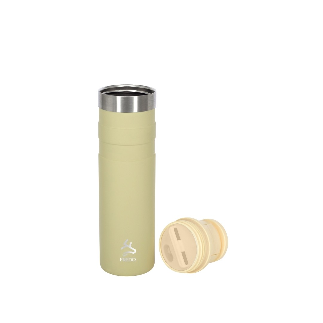 Comfort Therm Paslanmaz Çelik Krem Termos Bardak, Mug 600ml