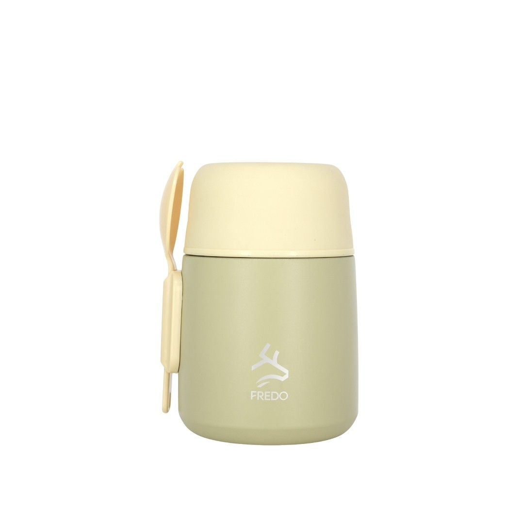 Duo Dine Bebek Krem Mama Kabı & Yemek Saklama Termosu, Mug - 8 Saat Sıcak, 12 Saat Soğuk Tutma 500 ml