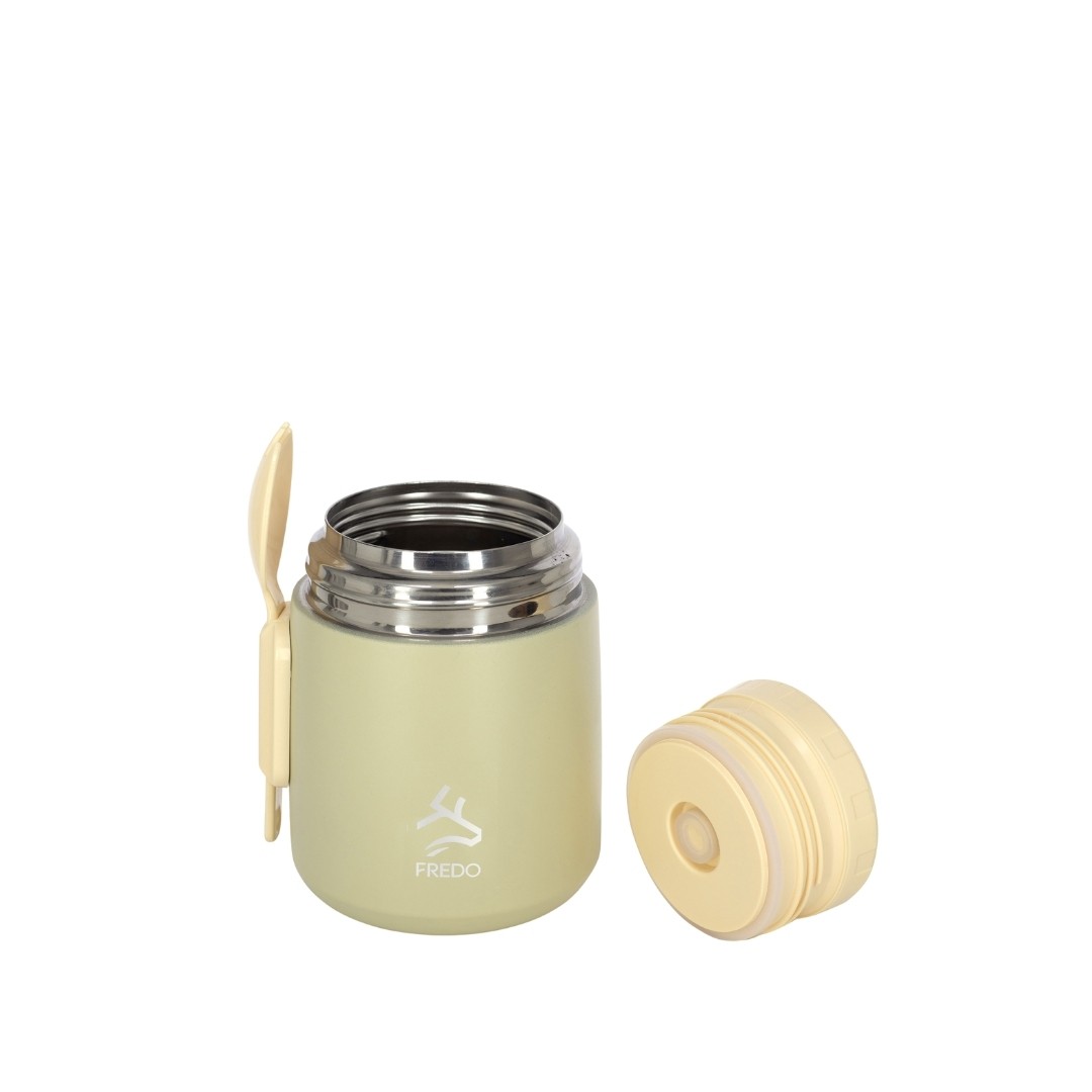 Duo Dine Bebek Krem Mama Kabı & Yemek Saklama Termosu, Mug - 8 Saat Sıcak, 12 Saat Soğuk Tutma 500 ml