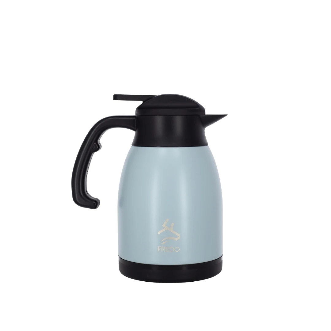 Big Therm 1.5 Lt Paslanmaz Çelik Bebek Mavisi Çay Termosu, 24 Saat Soğuk, 12 Saat Sıcak Tutma