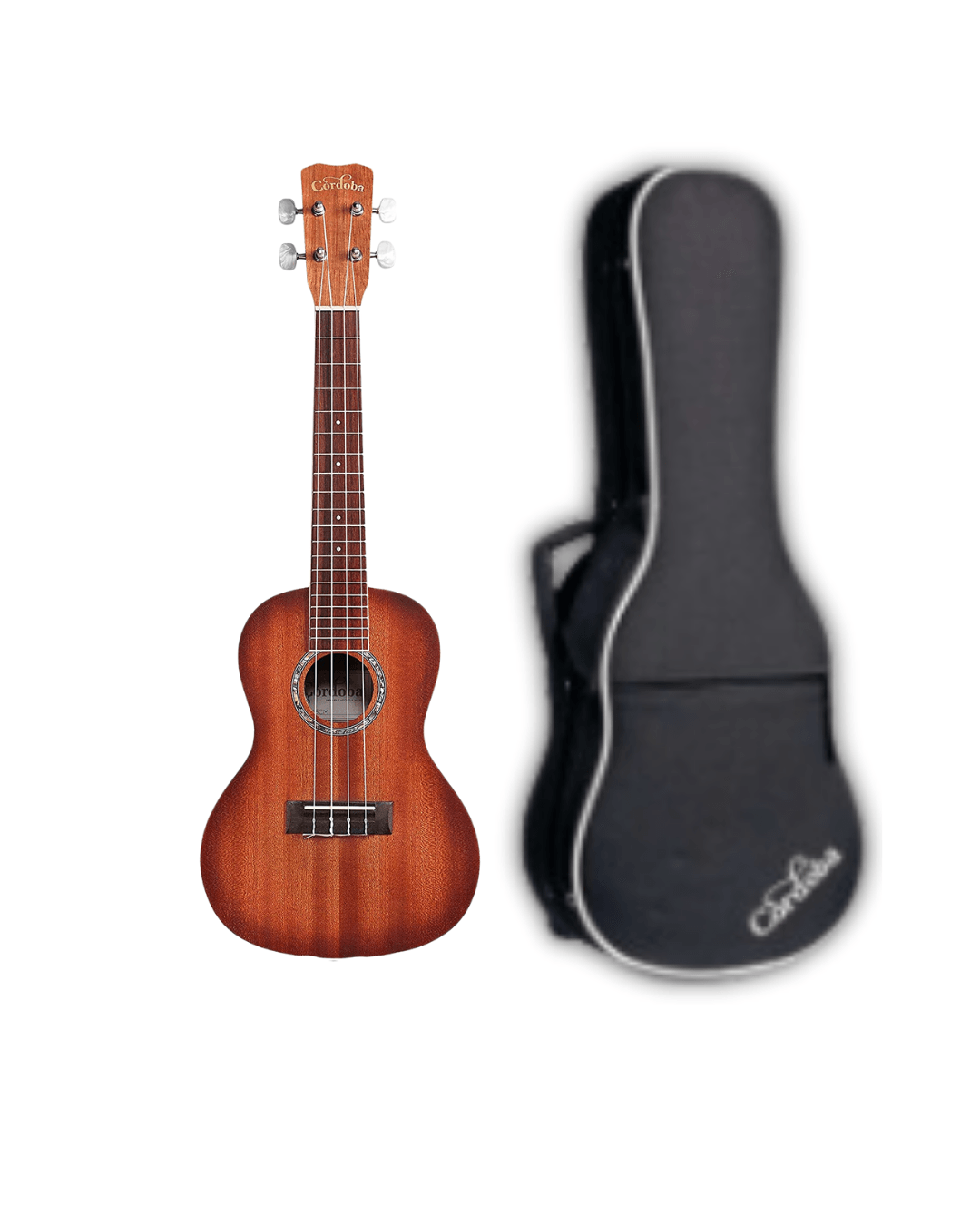 Cordoba 15TM Tenor Ukulele (Edge Burst) + Polyfoam Case