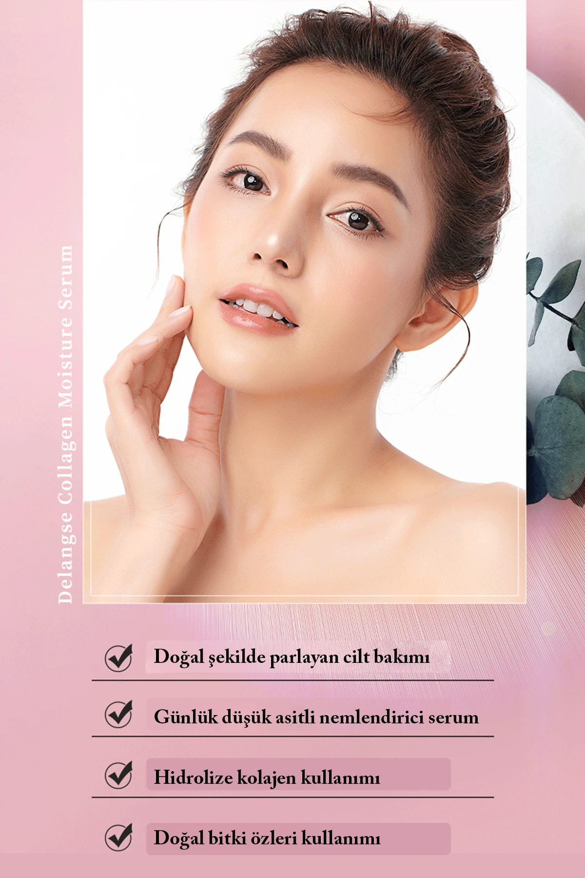 Defangse Collagen Moisture Serum - Derin Nemlendirme Hassas Ciltlere Uygun Kolajen Serum 30ml