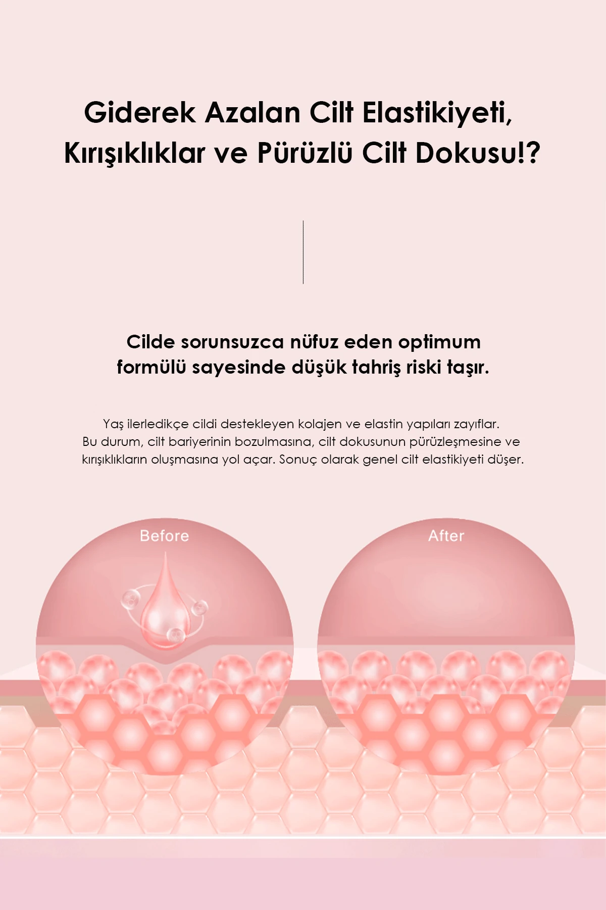 Defangse Collagen Moisture Serum - Derin Nemlendirme Hassas Ciltlere Uygun Kolajen Serum 30ml