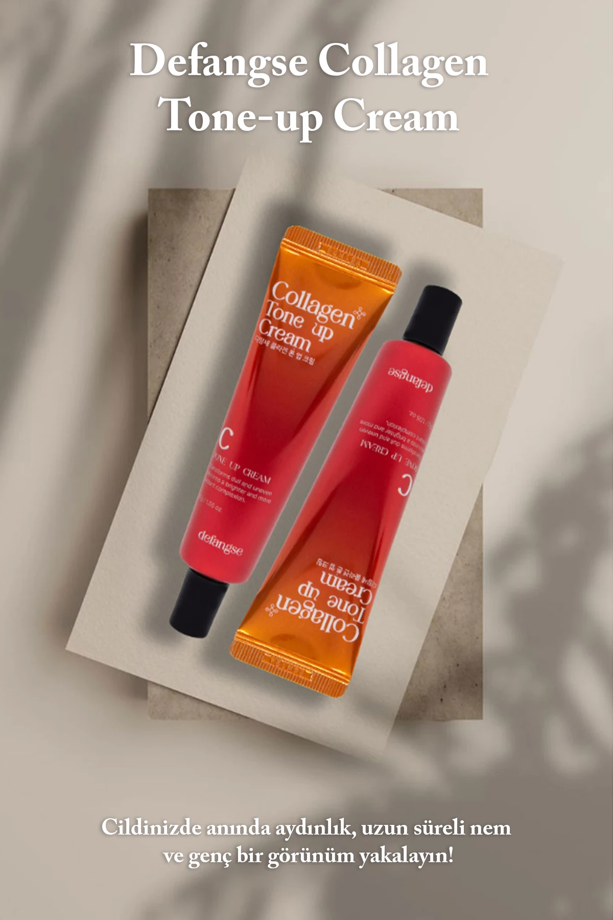 Defangse Collagen Tone-Up Cream – Aydınlık ve Eşitlenmiş Cilt Kolajen İçerikli Yüz Kremi 30ml