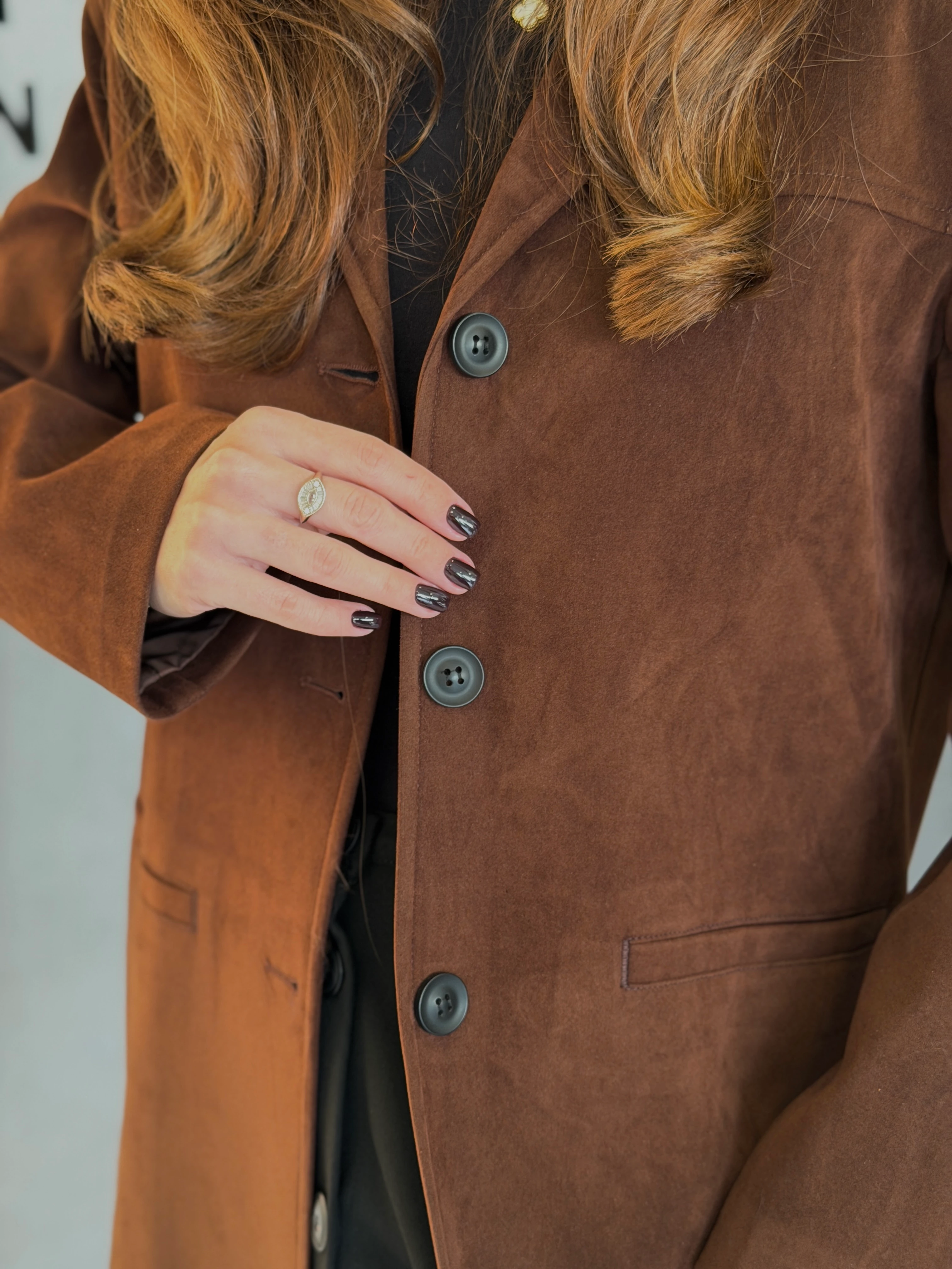 Premium Süet Blazer Ceket