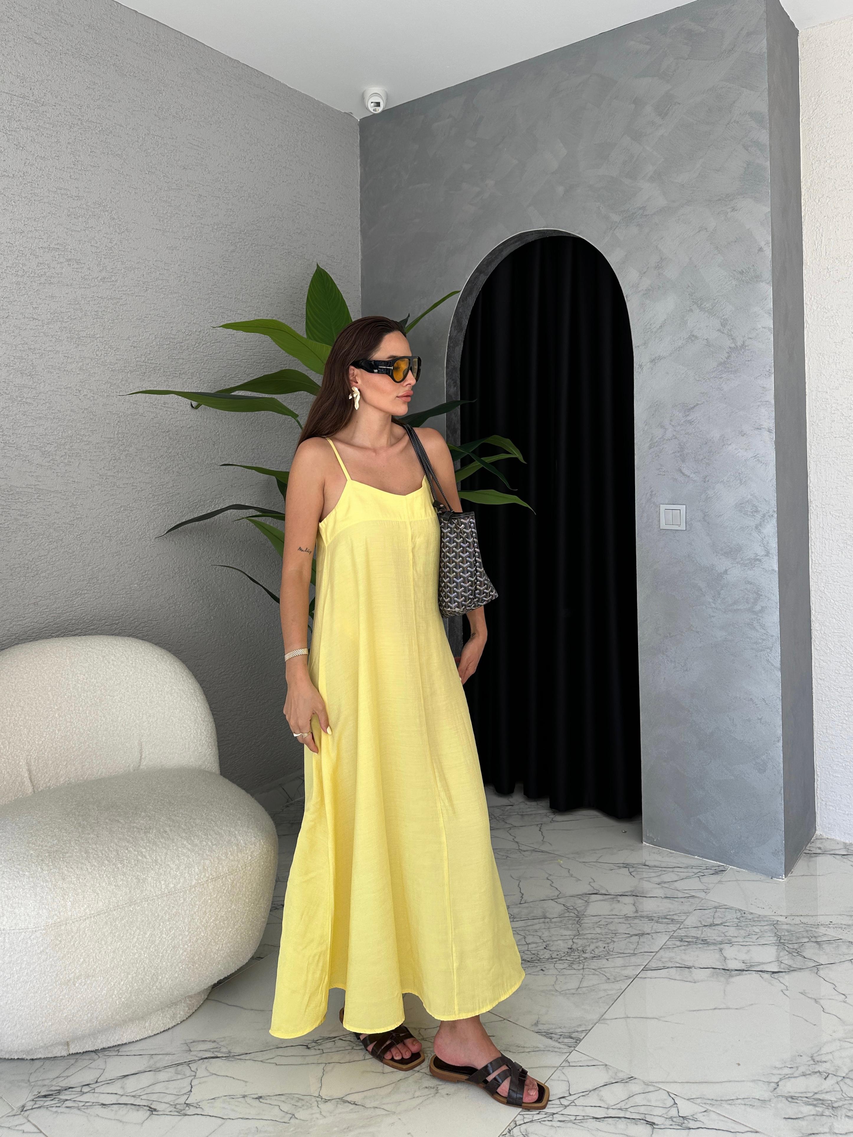 Tencel Modal Ayarlanabilir Askılı Elbise