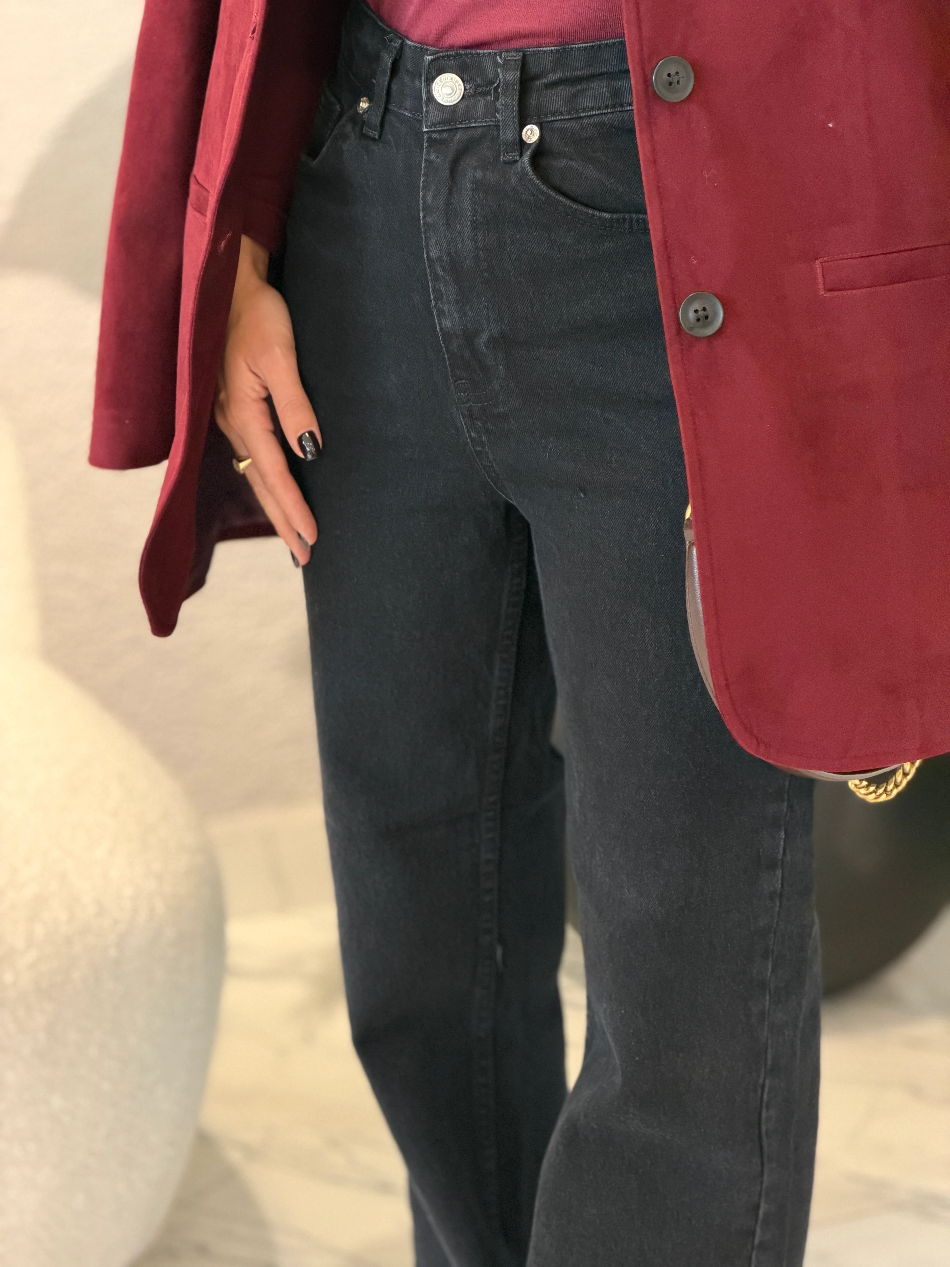 Yüksek Bel Palazzo Jean