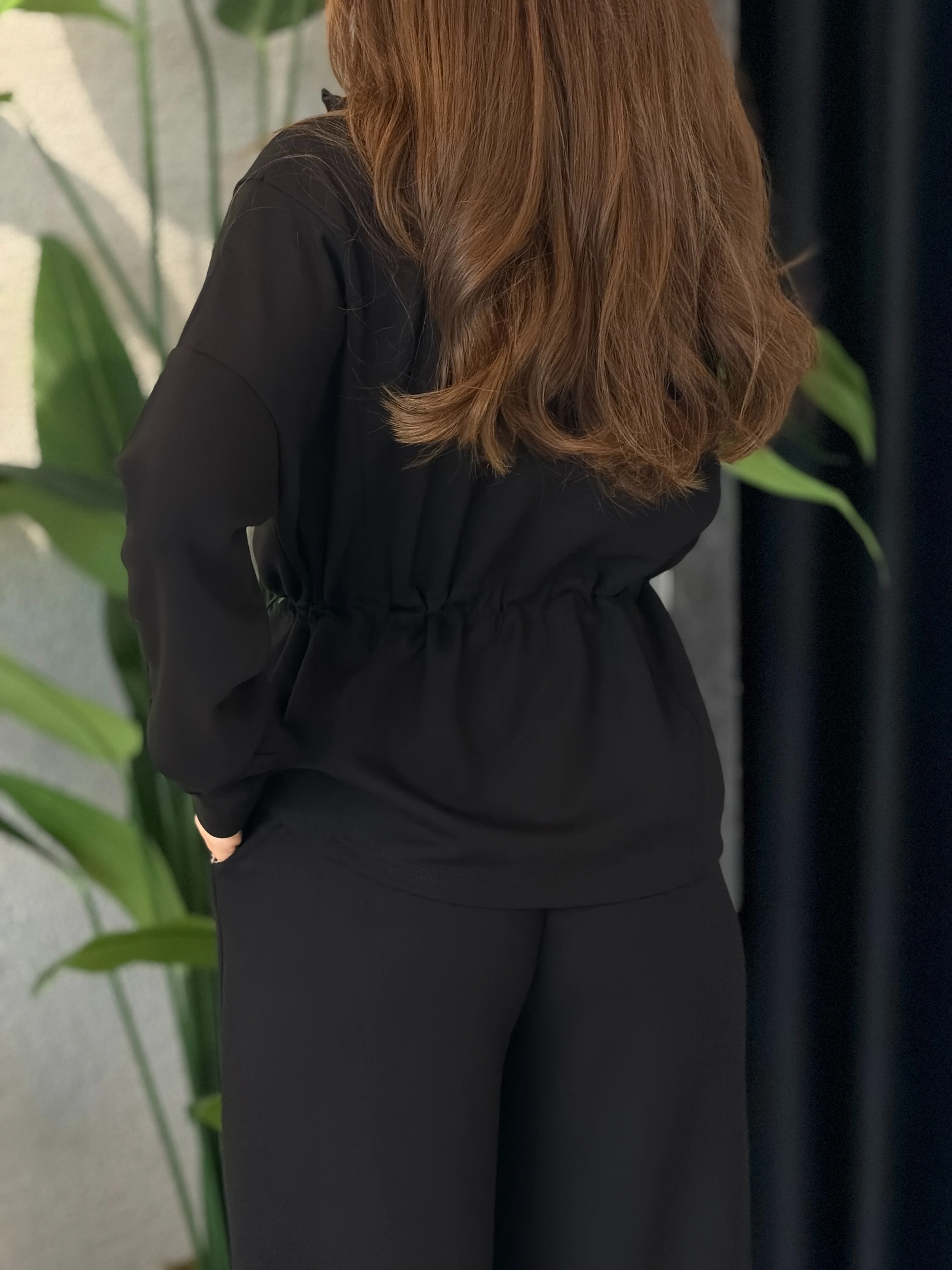 Beli Lastik Ayarlanabilir Hırka Pantolon Modal Takım