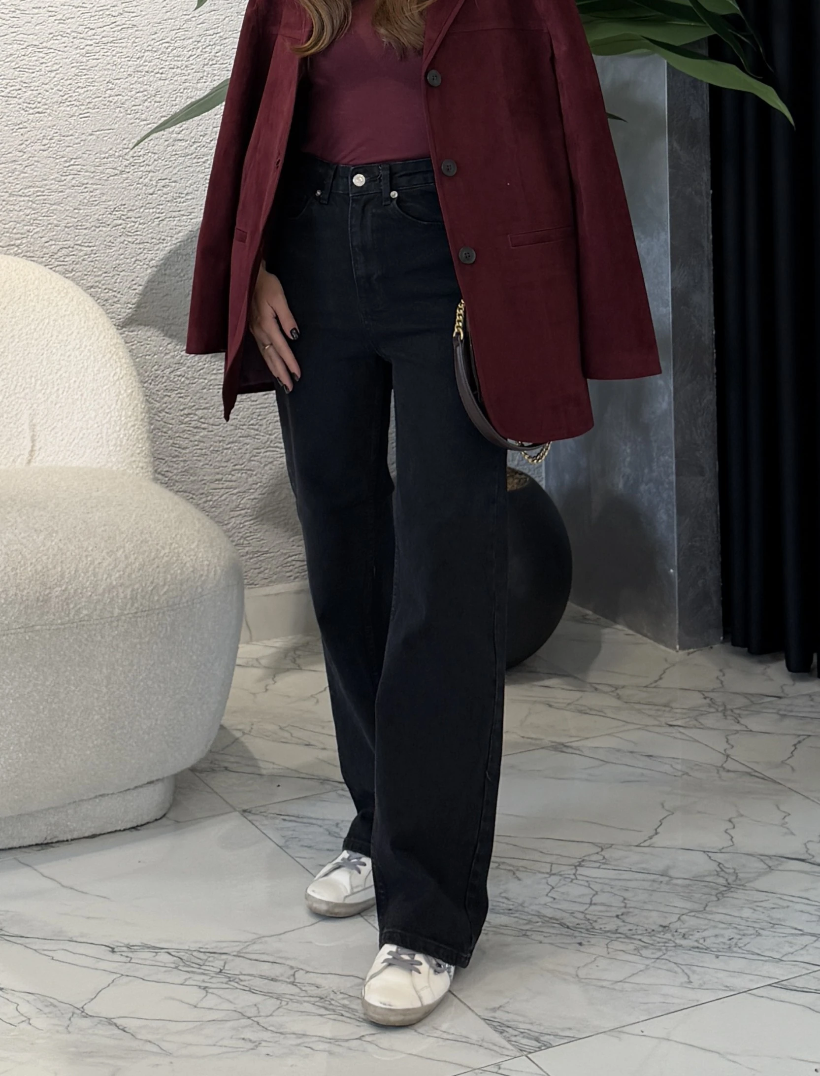 Yüksek Bel Palazzo Jean