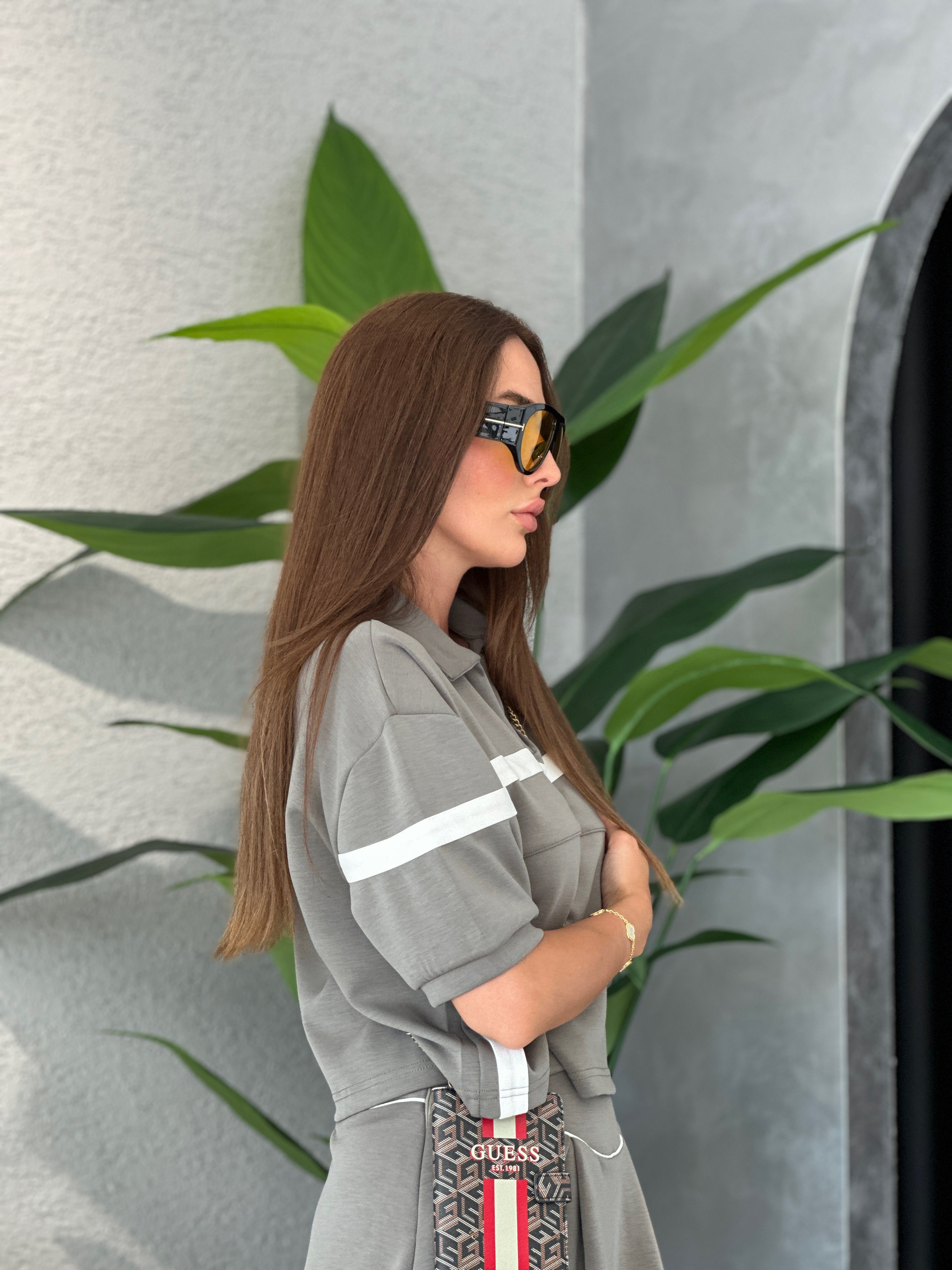 Modal İçi Taytlı Etek Tişört Spor Takım