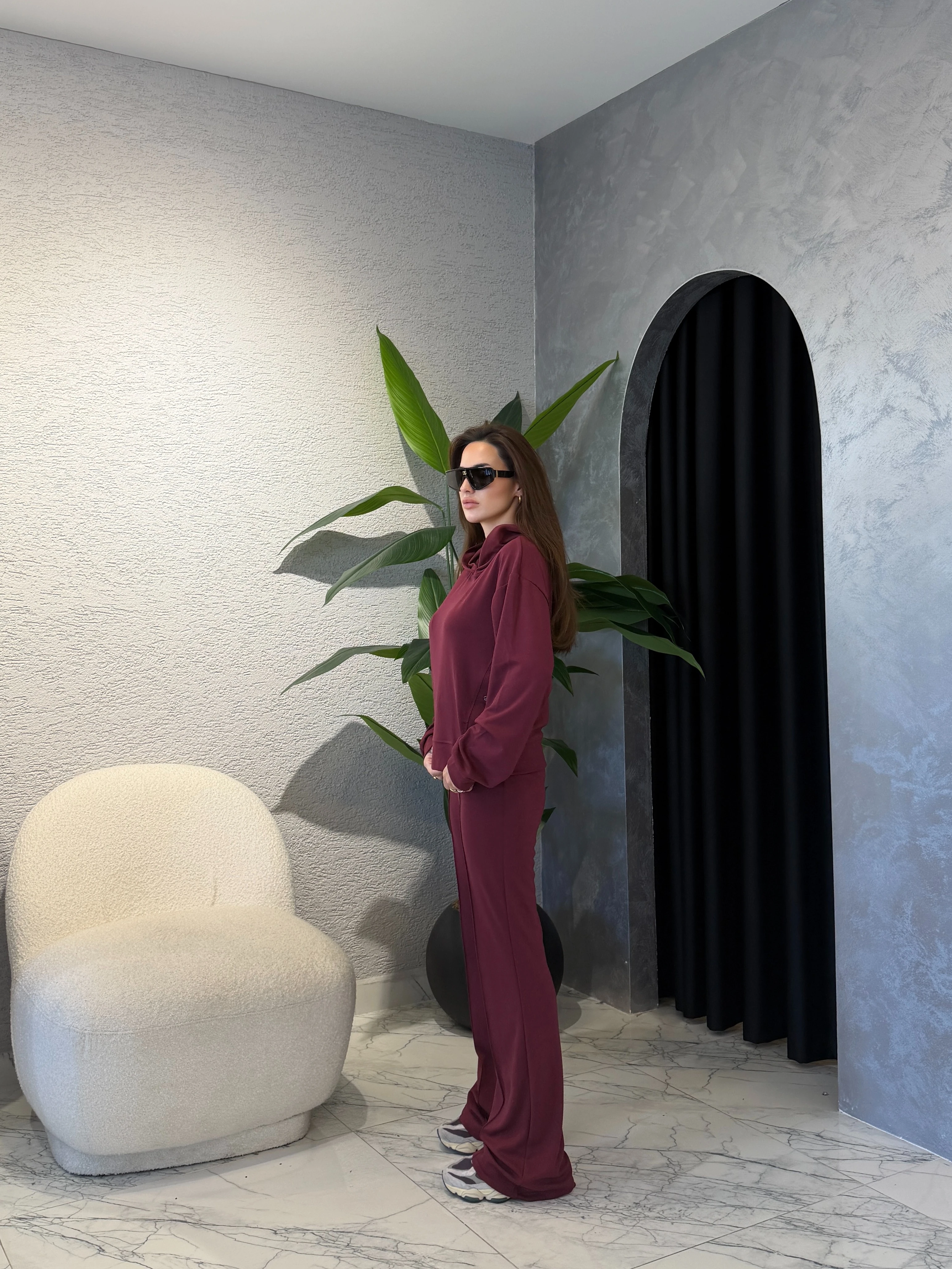 Kapüşonlu Çıtçıt Detay Modal Takım