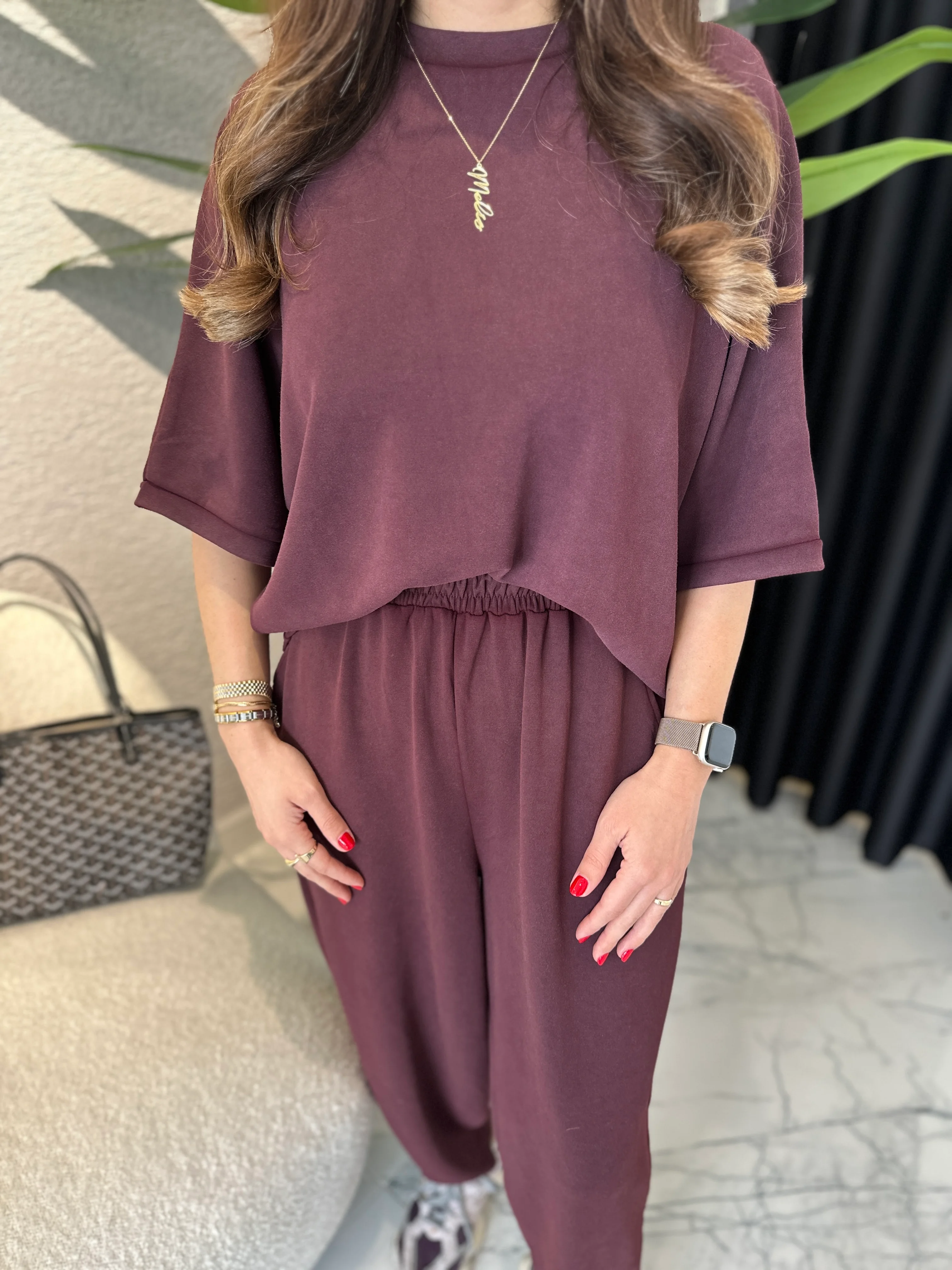 Modal Kumaş Yıkamalı Takım