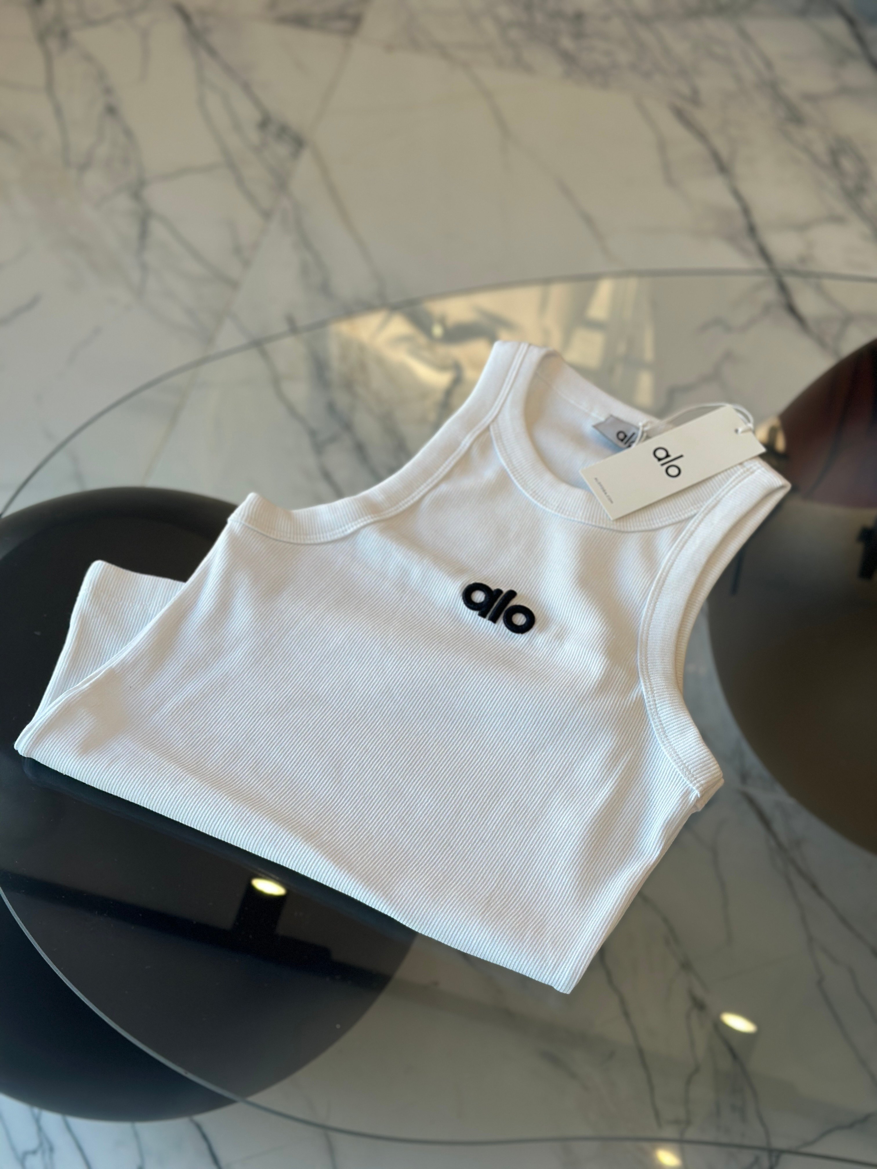  Alo Nakış Logo Fitilli Spor Atlet - Beyaz