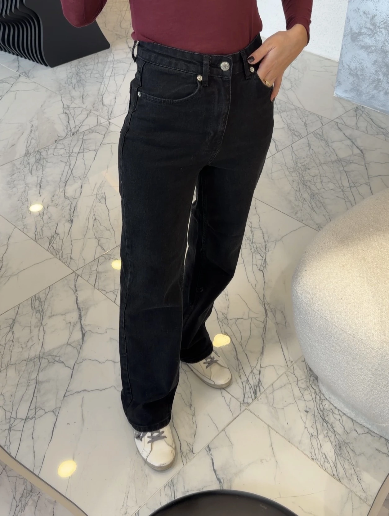 Yüksek Bel Palazzo Jean