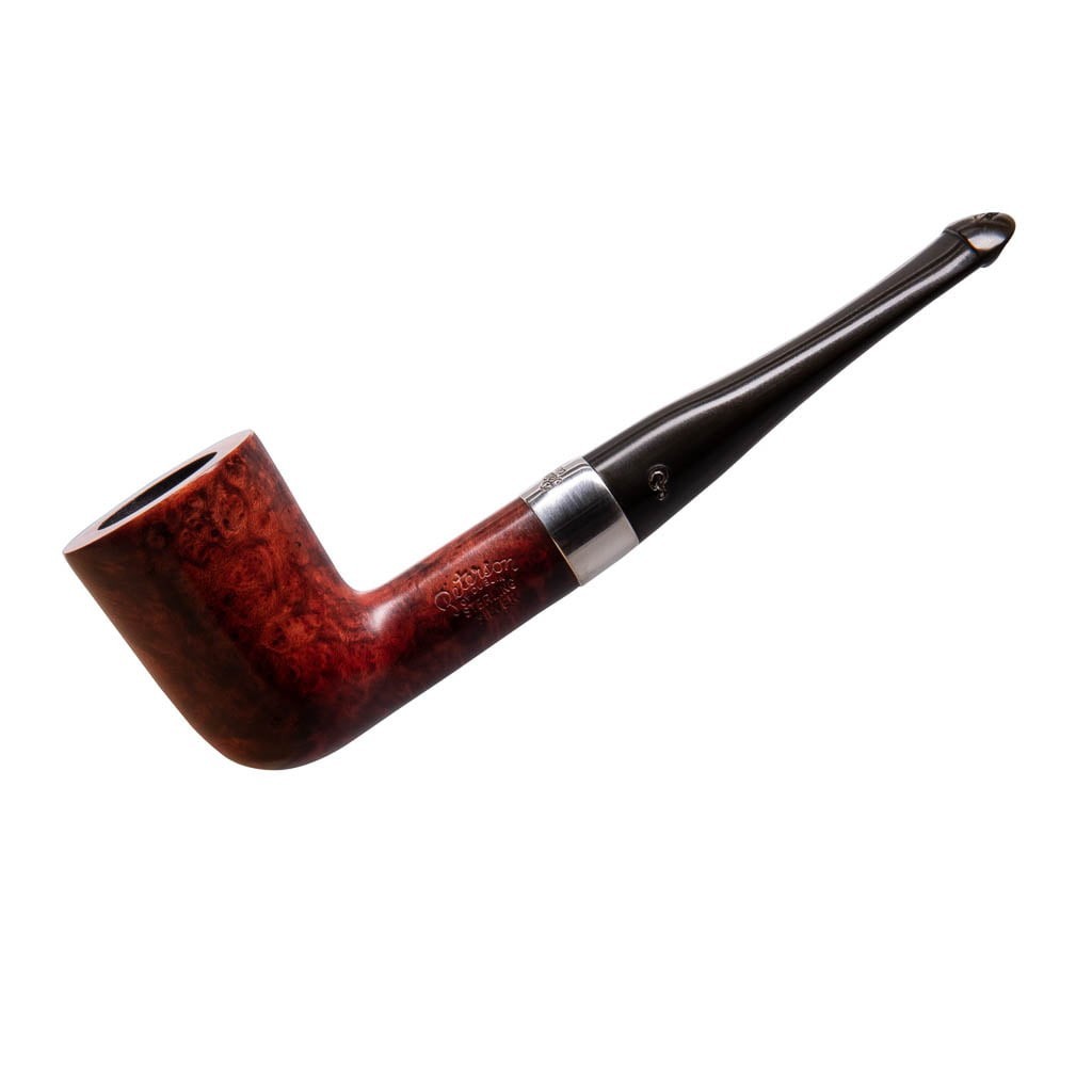 Peterson Sterling Silver
  Smooth 120 Filtresiz Ebonit Saplı Pipo 205345