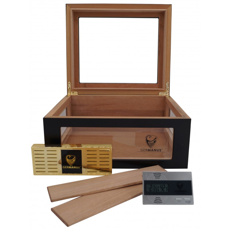 Germanus Siyah Karbon Humidor 981208