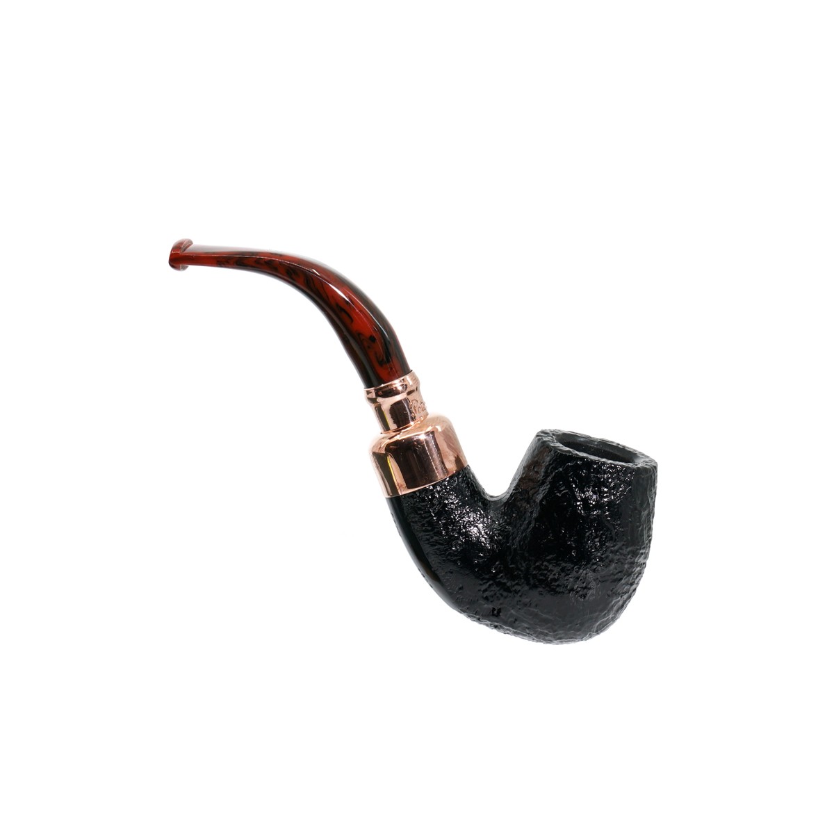 Peterson Christmas 2024 Copper Spigot Sandblasted X220 9mm. Filtreli Akrilik Saplı Pipo 205958