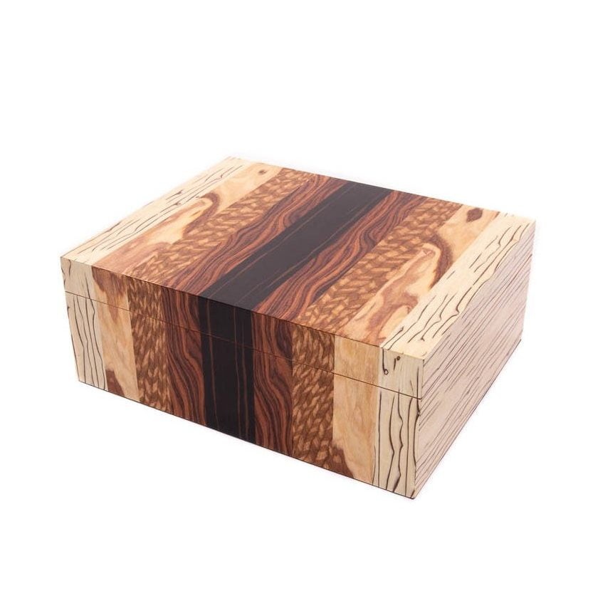 Angelo Wood Print Polished
  Humidor 920031