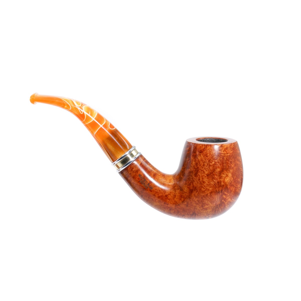Şahin Outdoor 6 Yıldız 9mm. Filtreli Akrilik Saplı Pipo 262359
