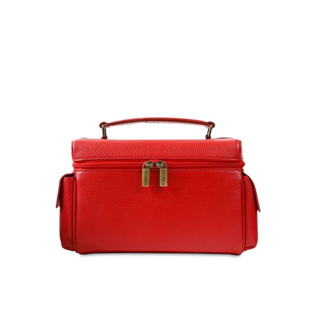 Gentili Emilio Kırmızı Deri İspanyol Sediri Humidor 373029