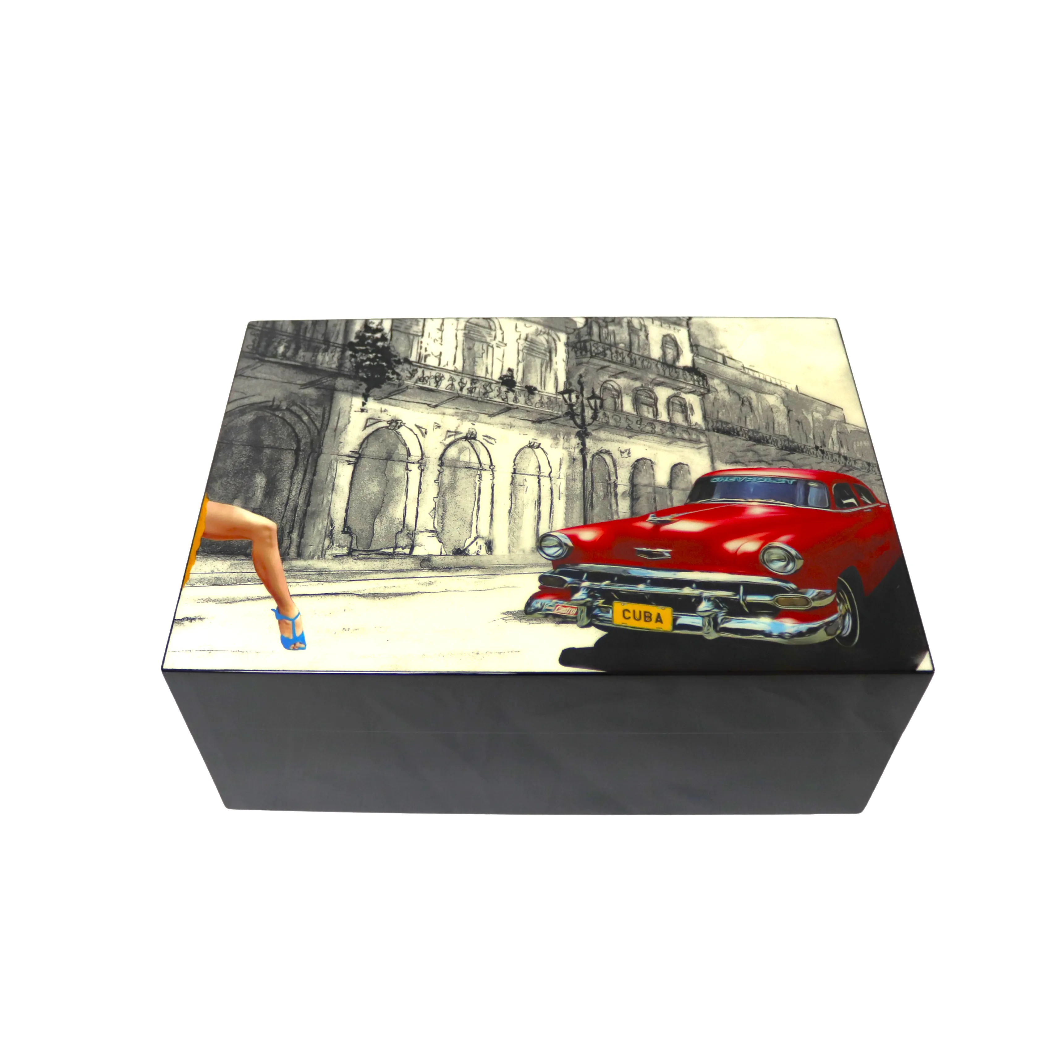 Gentili Emilio Siyah Lake Humidor 373030